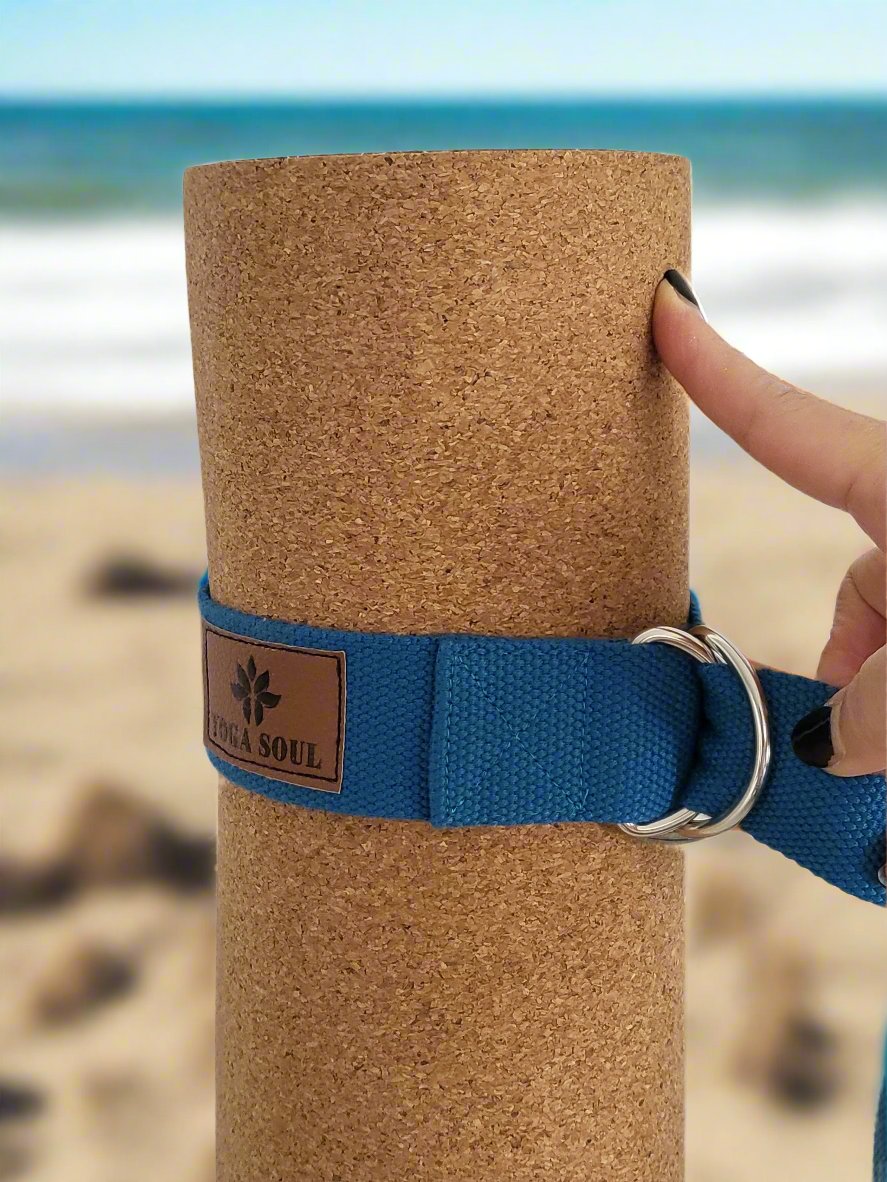 Yoga Mat Strap | Teal Blue - Yoga Soul