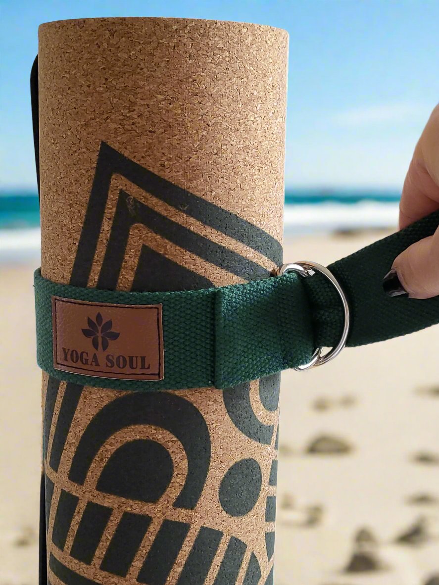 Yoga Mat Strap | Trekking Green - Yoga Soul
