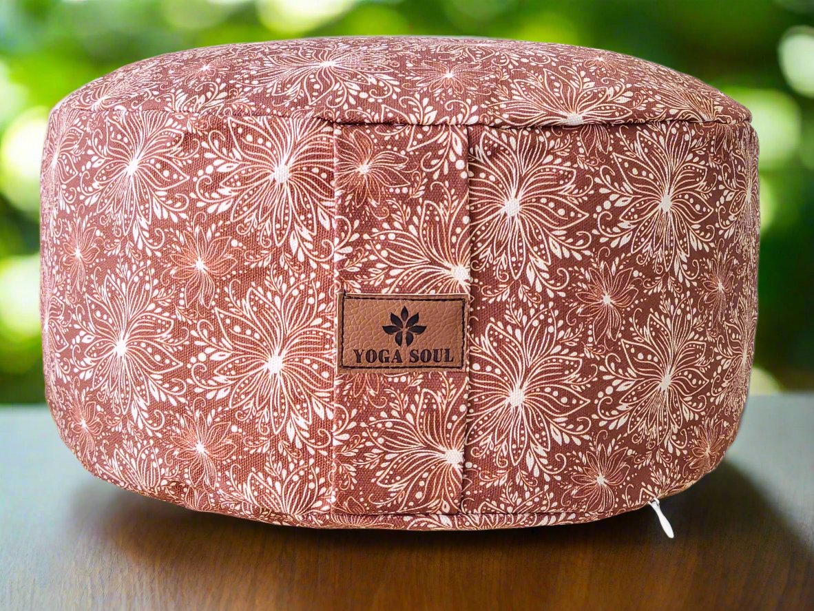 RONDO Meditation Cushion | Lotus | Chocolate - Yoga Soul
