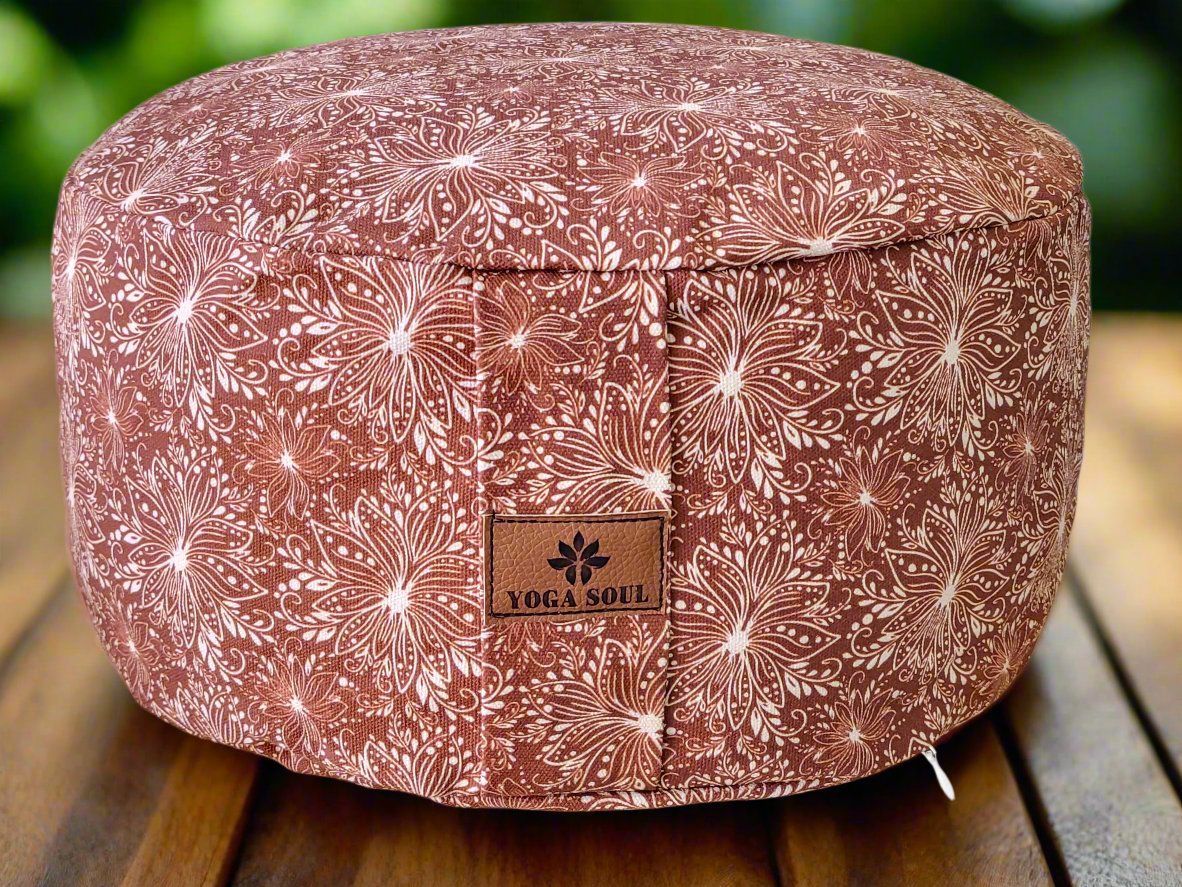 RONDO Meditation Cushion | Lotus | Chocolate - Yoga Soul