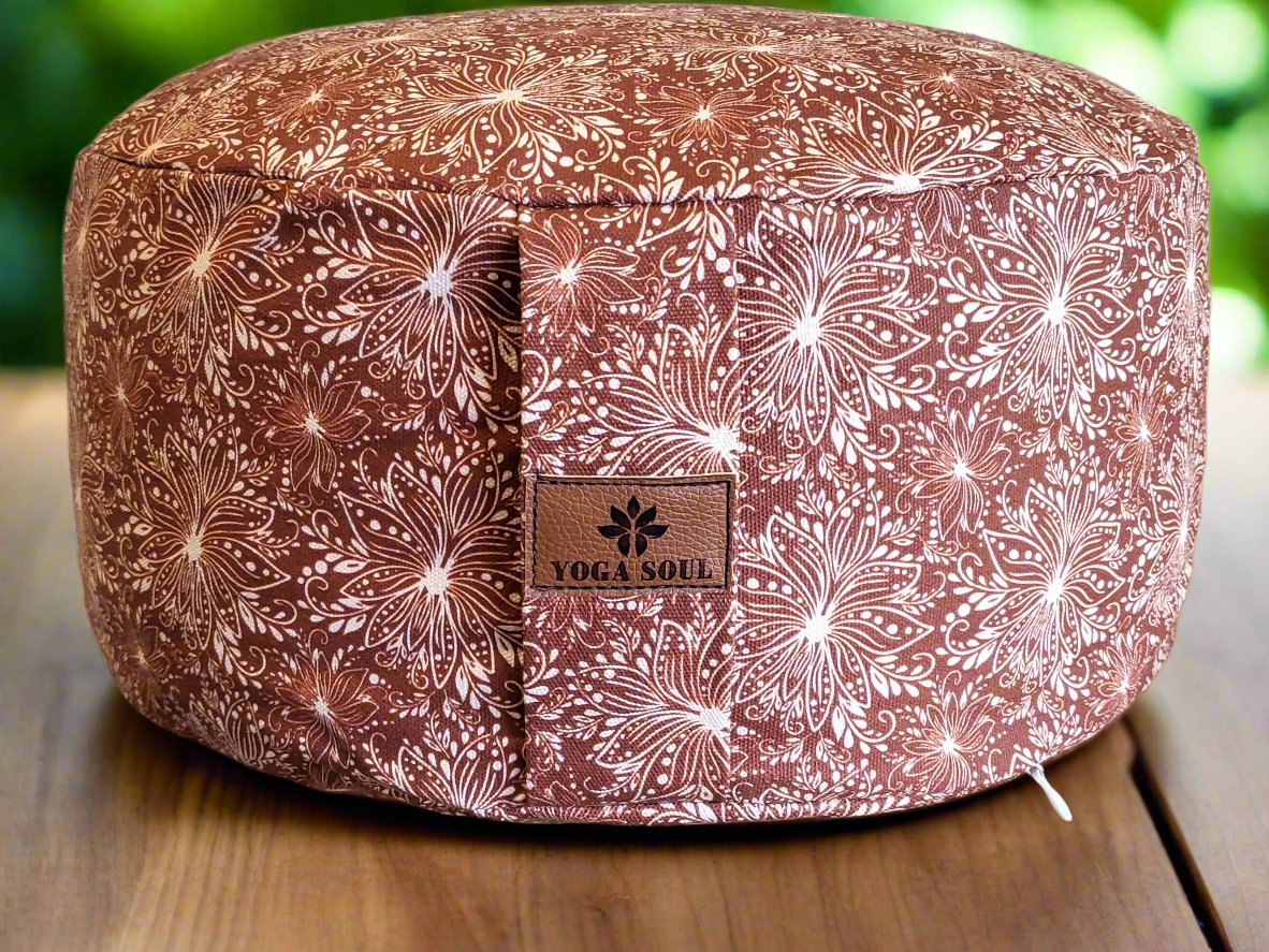 RONDO Meditation Cushion | Lotus | Chocolate - Yoga Soul