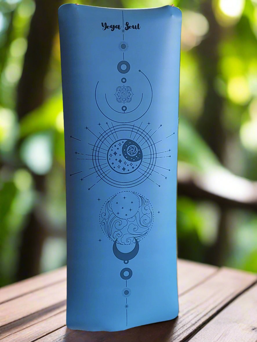 PowerPro Yoga Mat | Ocean Blue | Luna - Yoga Soul