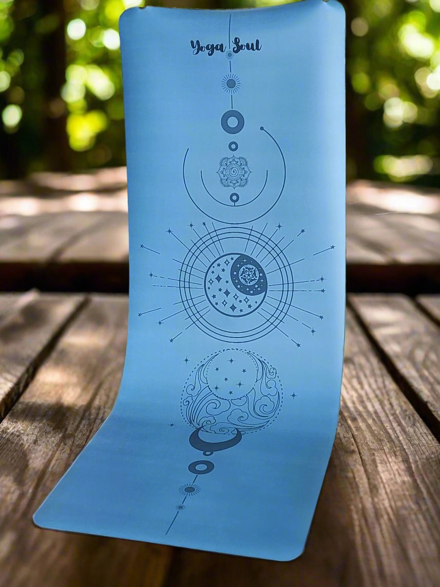 PowerPro Yoga Mat | Ocean Blue | Luna - Yoga Soul