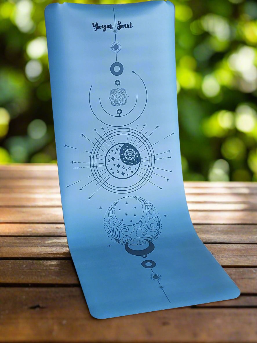 PowerPro Yoga Mat | Ocean Blue | Luna - Yoga Soul
