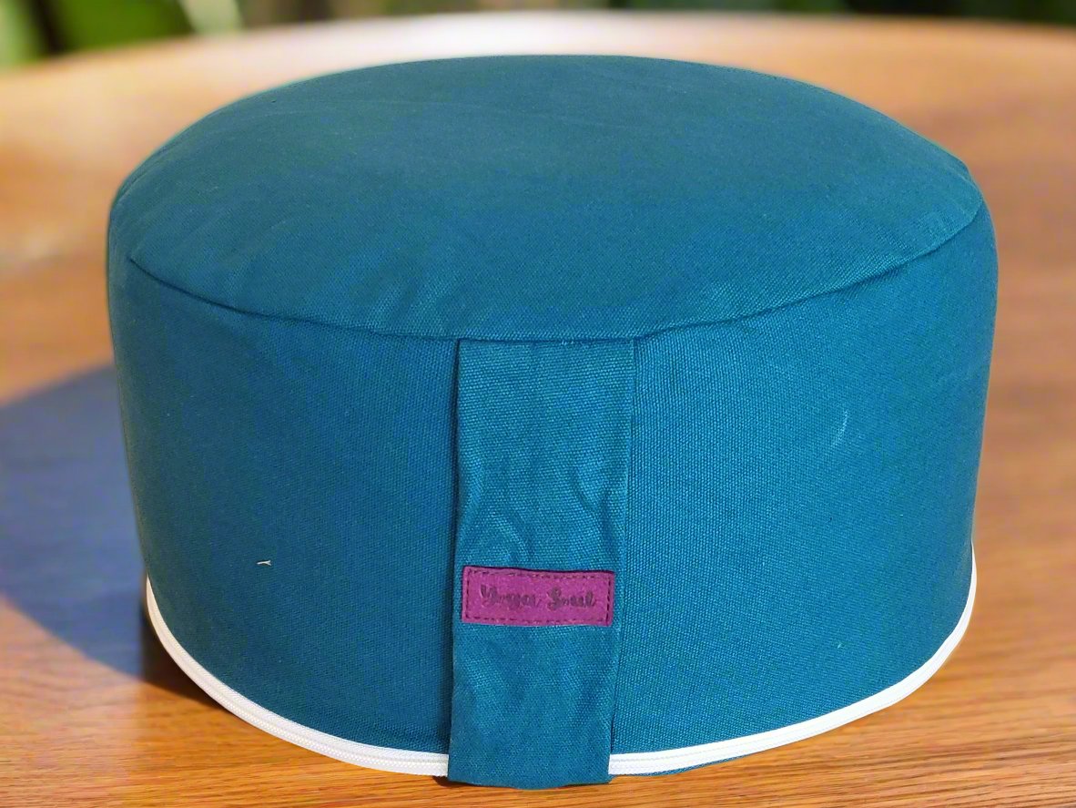 RONDO Meditation Cushion | Pure | Teal - Yoga Soul