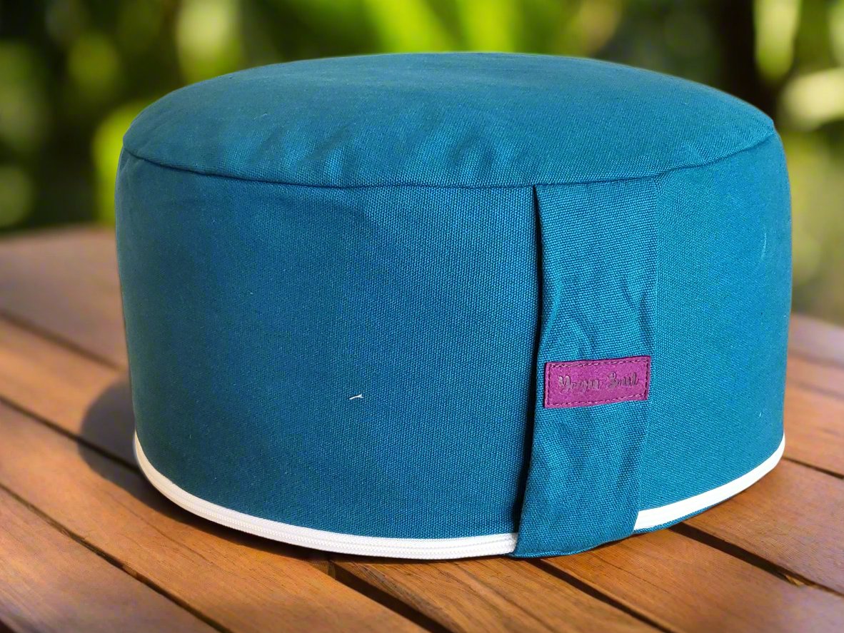 RONDO Meditation Cushion | Pure | Teal - Yoga Soul