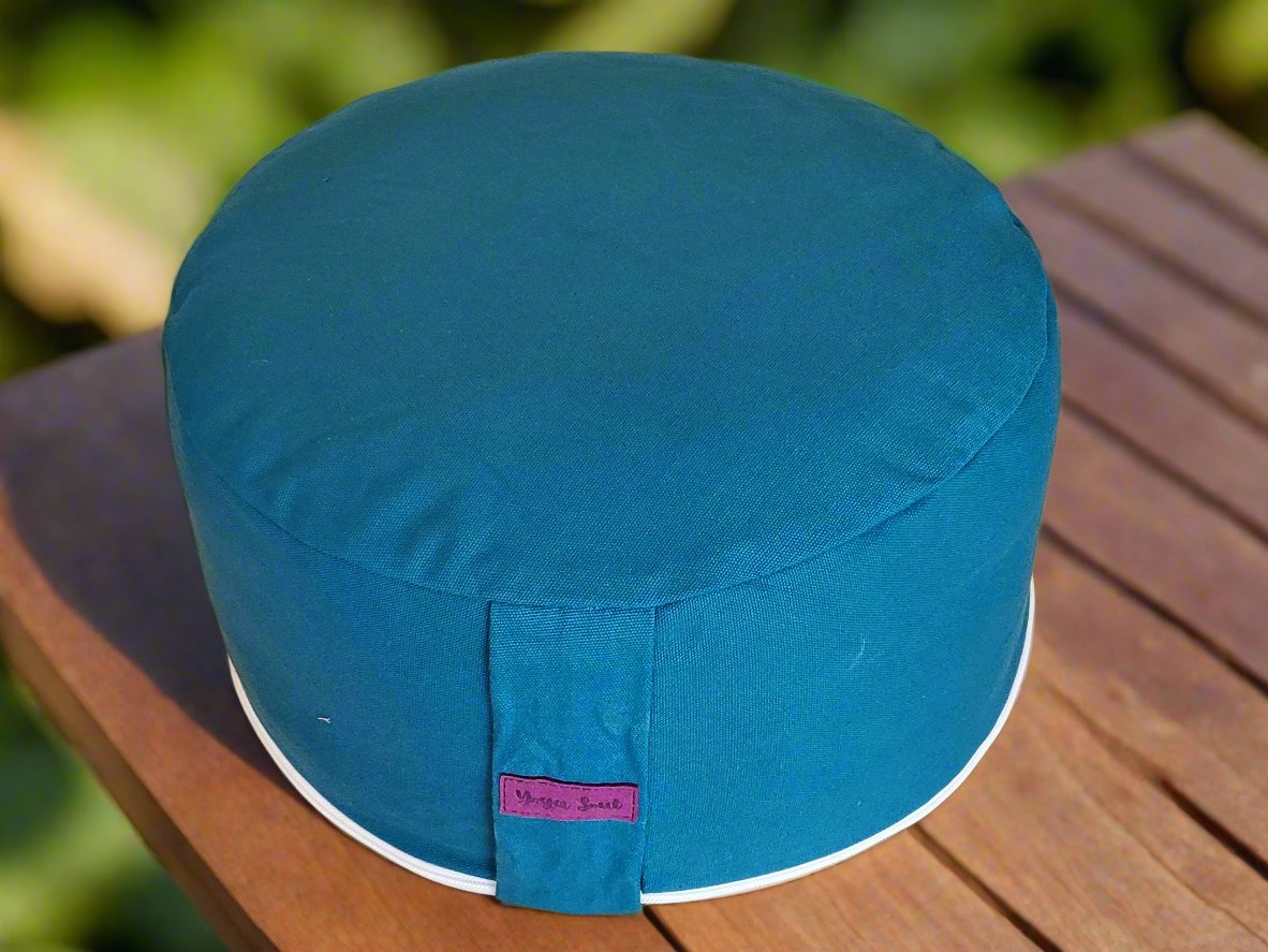 RONDO Meditation Cushion | Pure | Teal - Yoga Soul