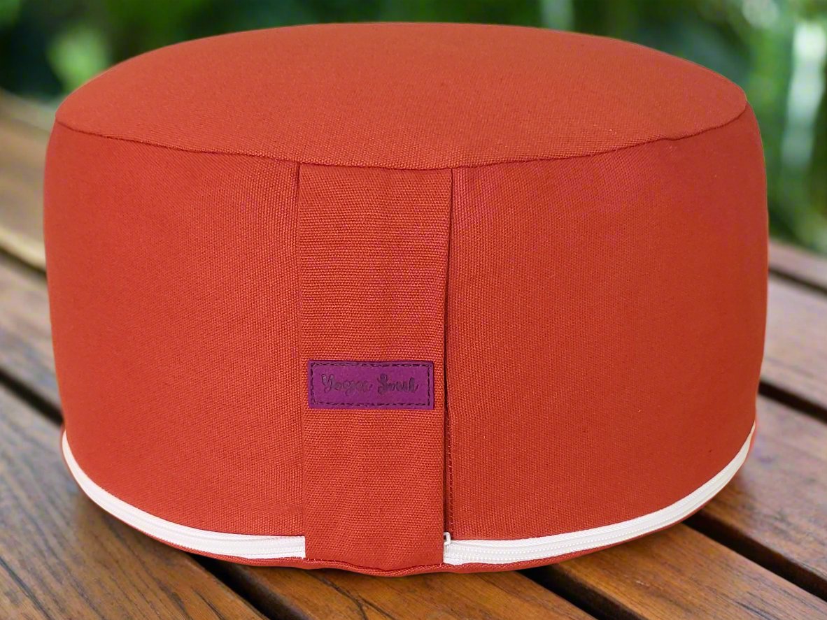 RONDO Meditation Cushion | Pure | Rust - Yoga Soul