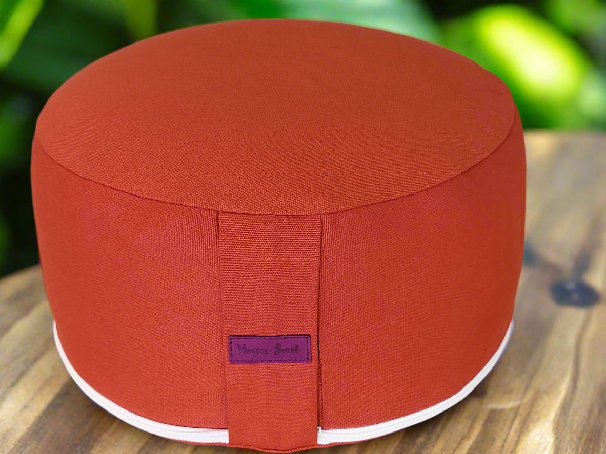 RONDO Meditation Cushion | Pure | Rust - Yoga Soul