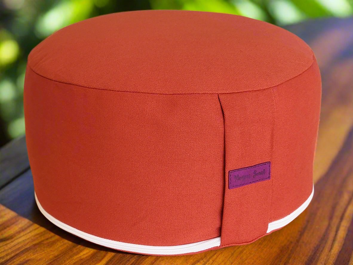 RONDO Meditation Cushion | Pure | Rust - Yoga Soul