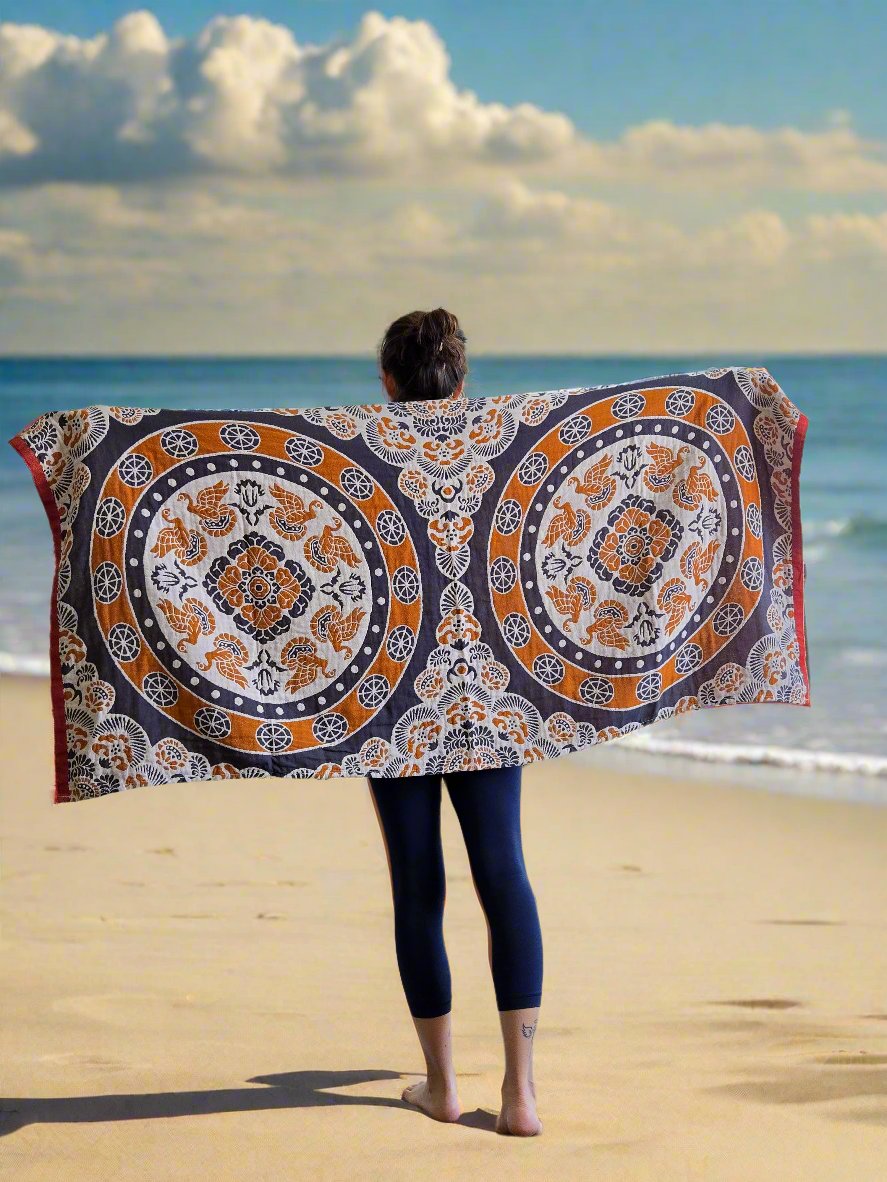 Travel Yoga Blanket | Travel Meditation Blanket | Harmony - Yoga Soul