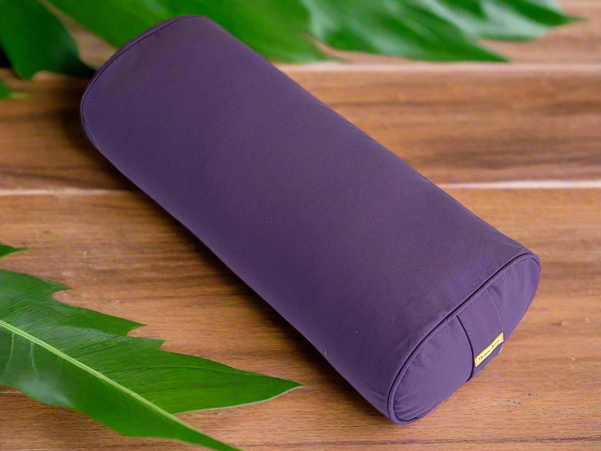 Oval Yoga Bolster | Pure | Amethyst - Yoga Soul