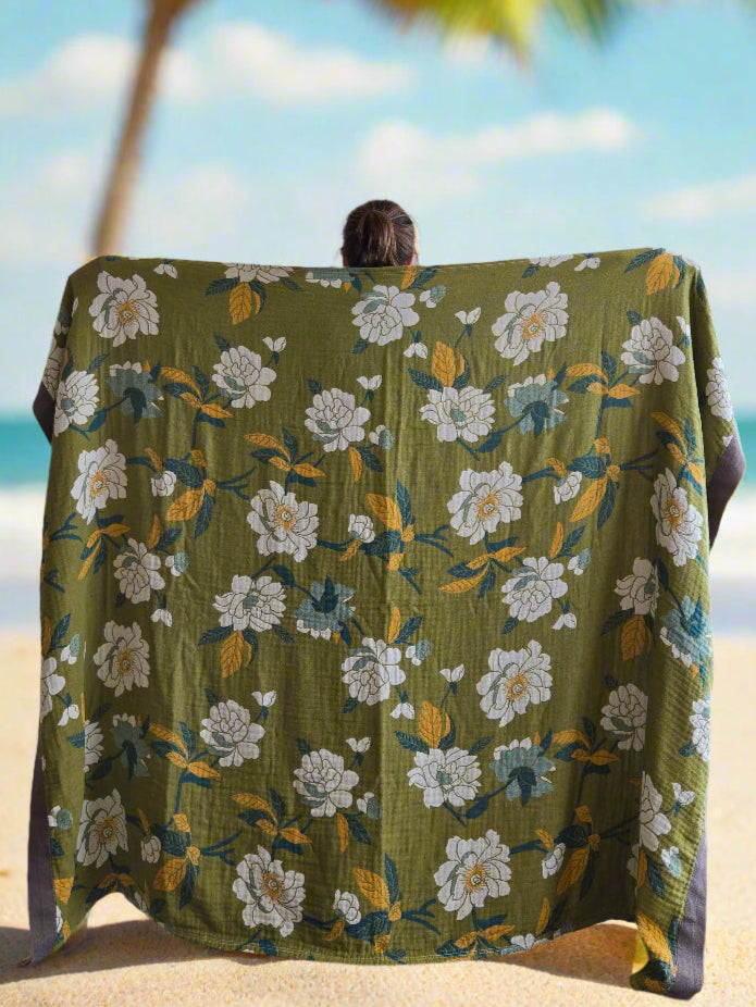 Yoga Blanket | Meditation Blanket | Garden - Yoga Soul