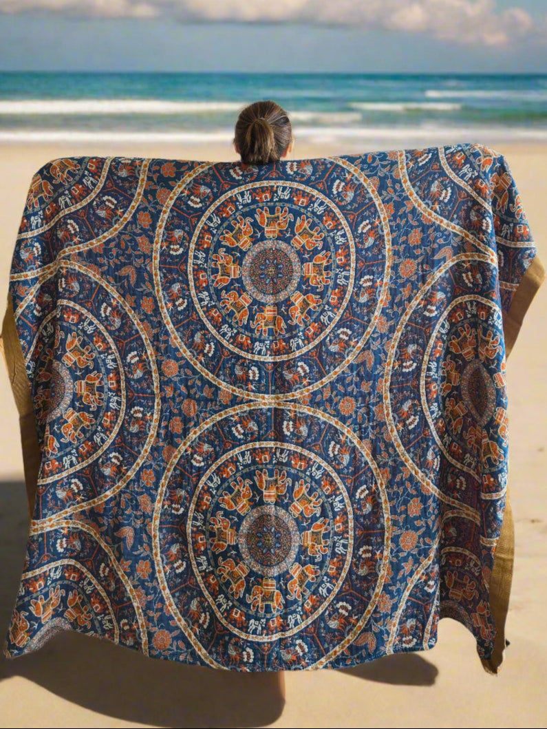 Yoga Blanket | Meditation Blanket | Elephant - Yoga Soul