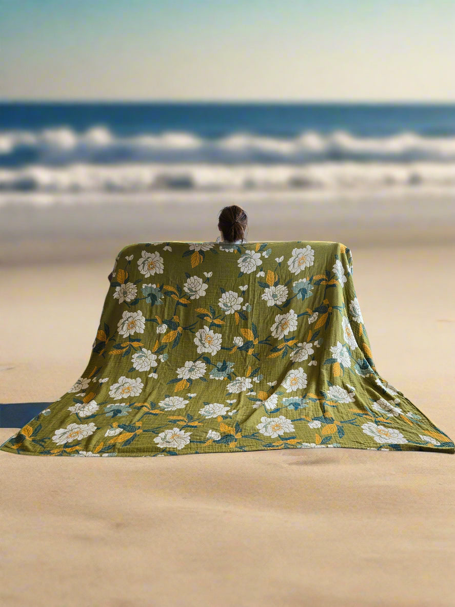 Yoga Blanket | Meditation Blanket | Garden - Yoga Soul