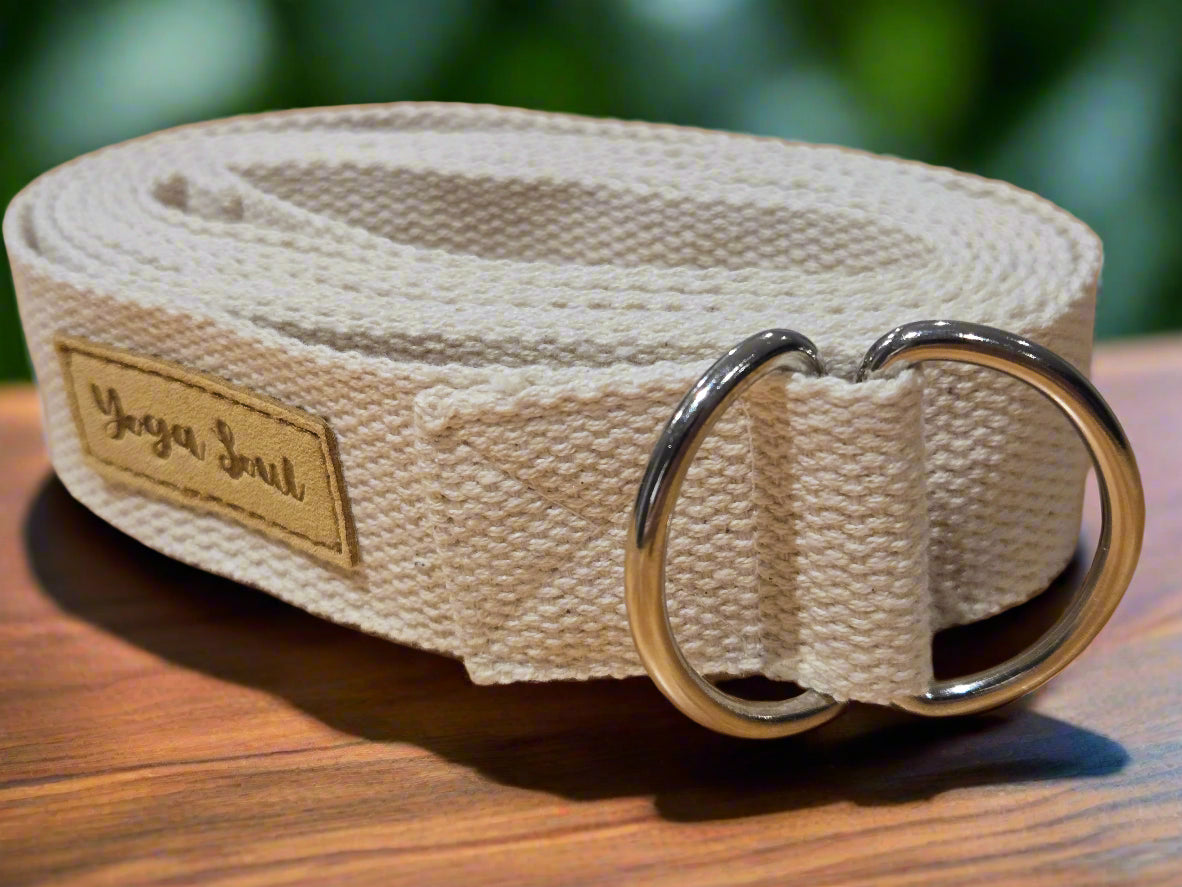 Yoga Strap | D-Ring | Purity - Yoga Soul
