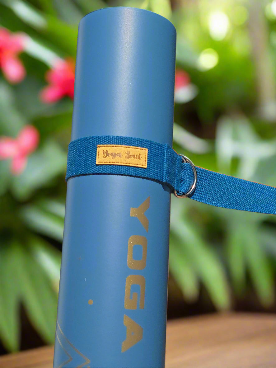 Yoga Mat Strap | Teal Blue (Strap ONLY) - Yoga Soul