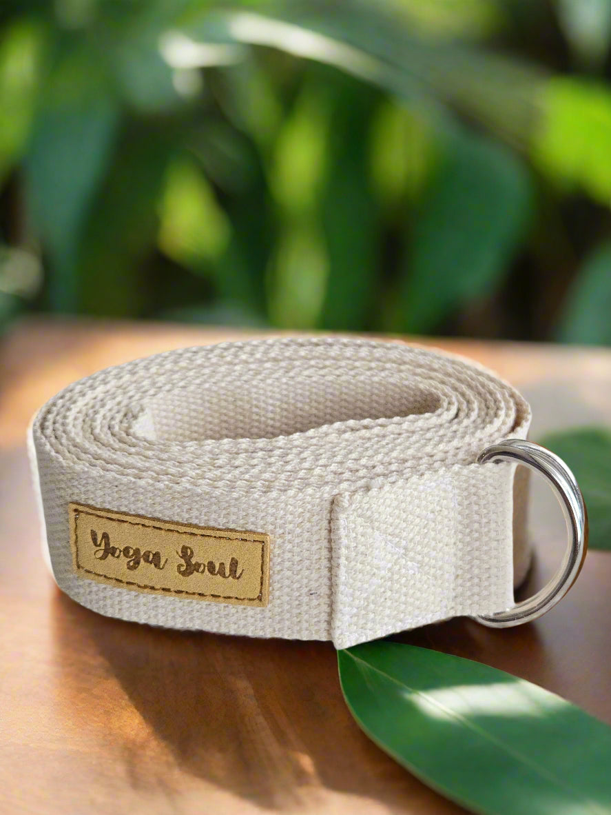 Yoga Strap | D-Ring | Purity - Yoga Soul