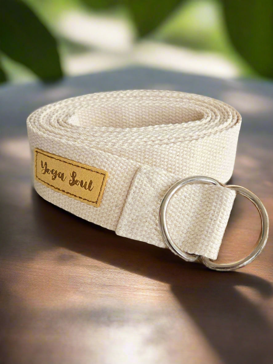 Yoga Strap | D-Ring | Purity - Yoga Soul