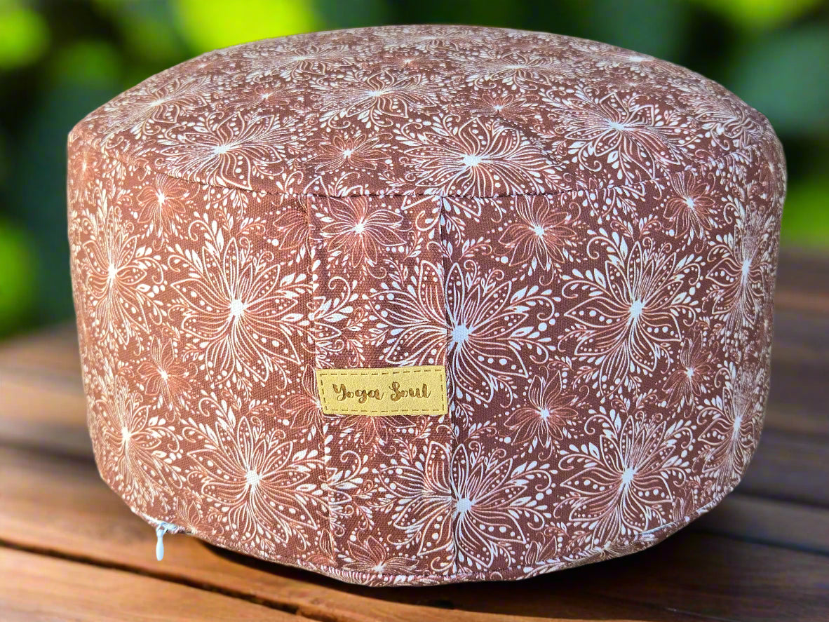 RONDO Meditation Cushion | Lotus | Chocolate - Yoga Soul