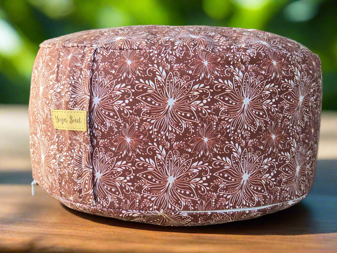 RONDO Meditation Cushion | Lotus | Chocolate - Yoga Soul