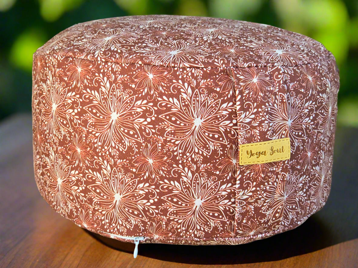 RONDO Meditation Cushion | Lotus | Chocolate - Yoga Soul
