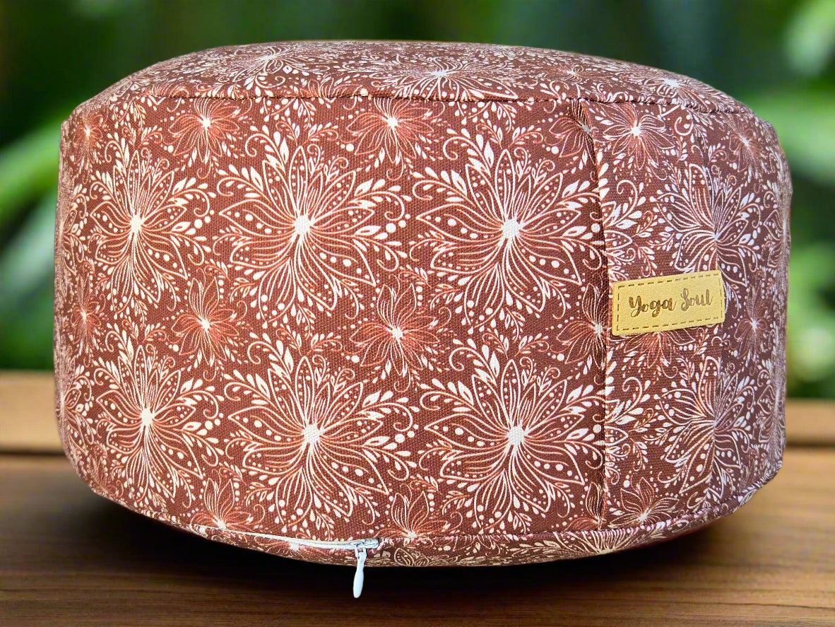 RONDO Meditation Cushion | Lotus | Chocolate - Yoga Soul