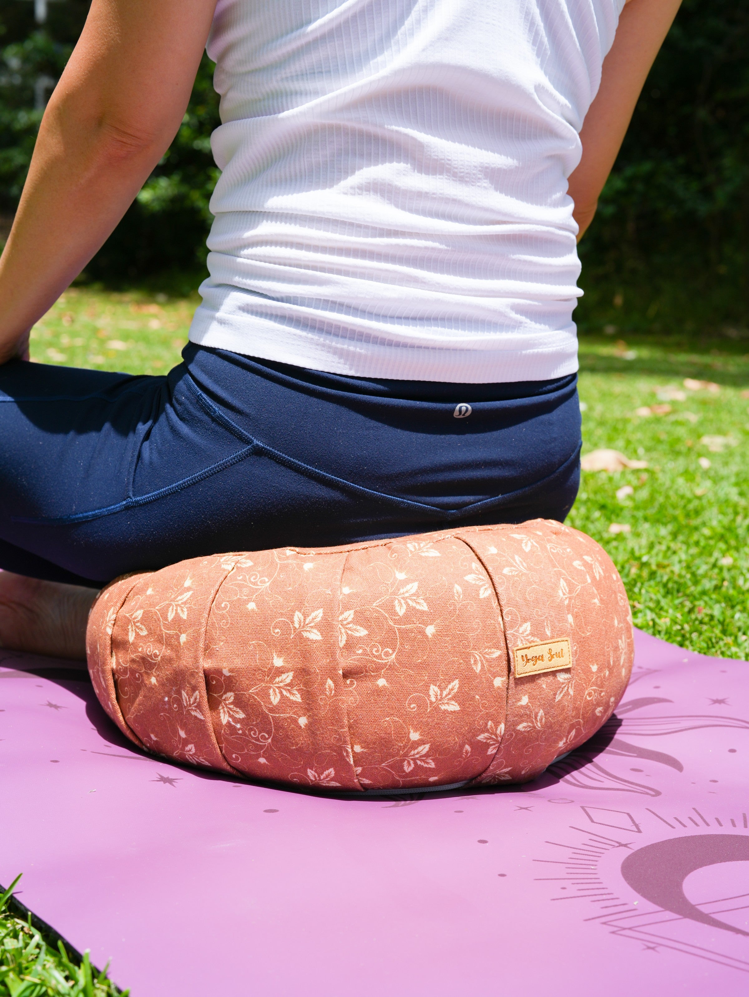 ZAFU Meditation Cushion | Lotus | Salted Caramel