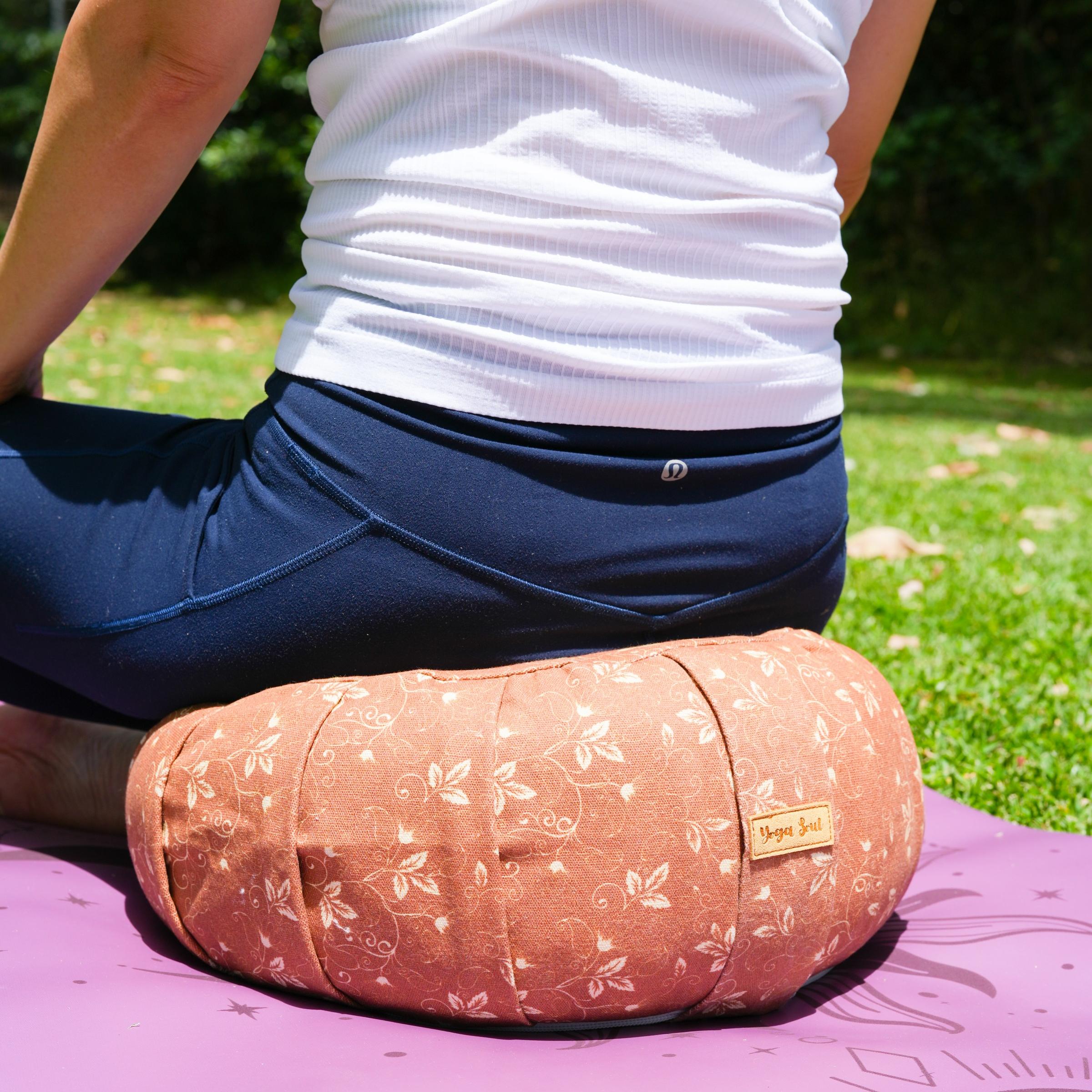 ZAFU Meditation Cushion | Sacred Lotus| Salted Caramel