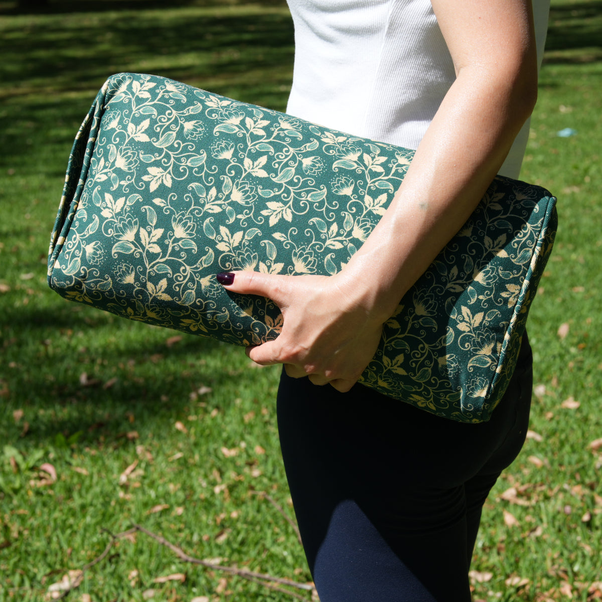 Travel Yoga Pillow | Shanti Lotus | Forrest