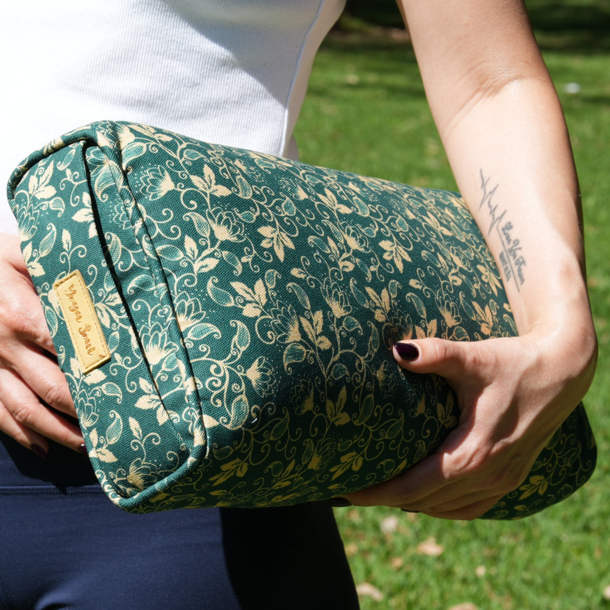 Travel Yoga Pillow | Shanti Lotus | Forrest