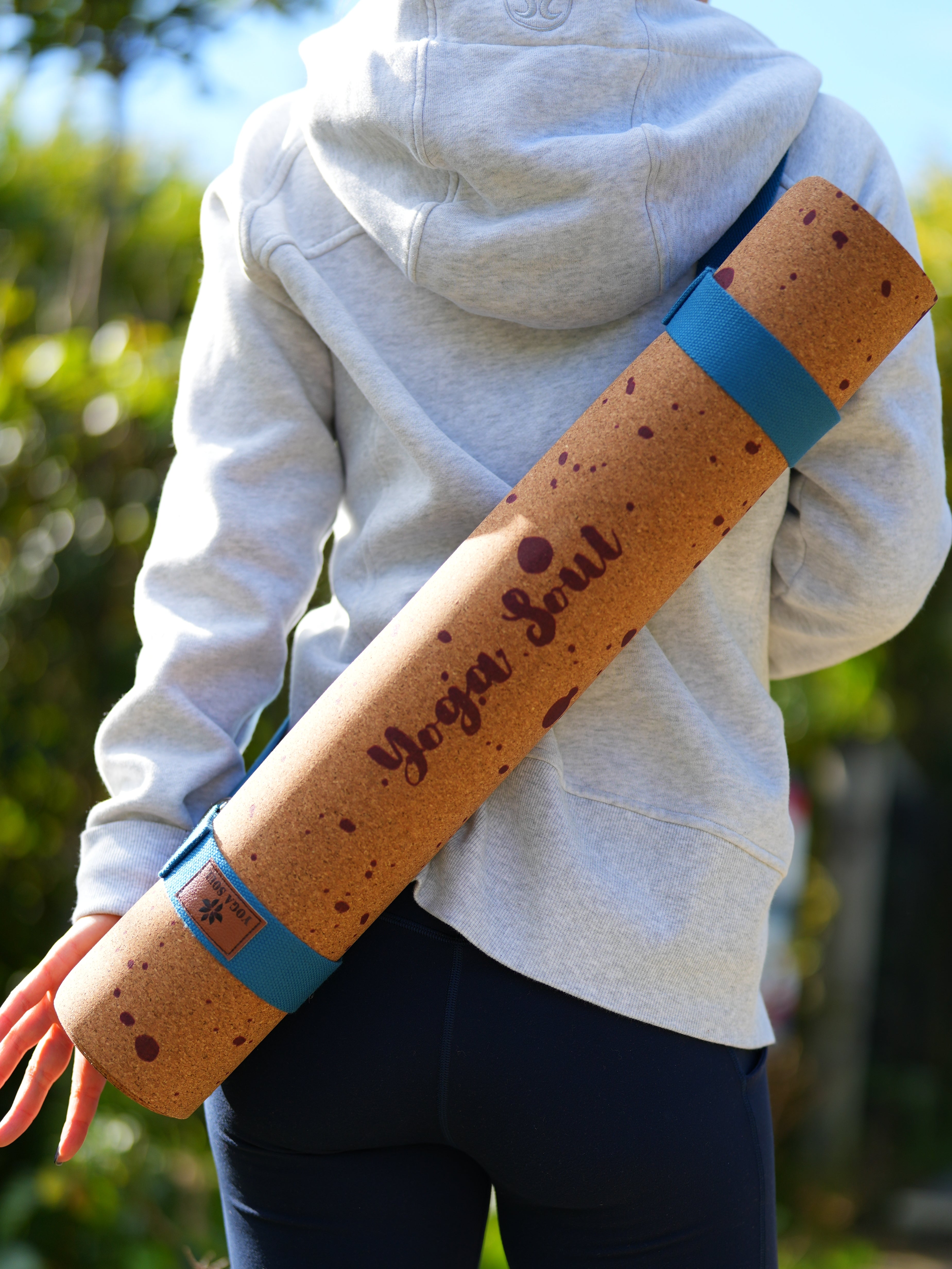 Yoga Mat Strap | Teal Blue - Yoga Soul