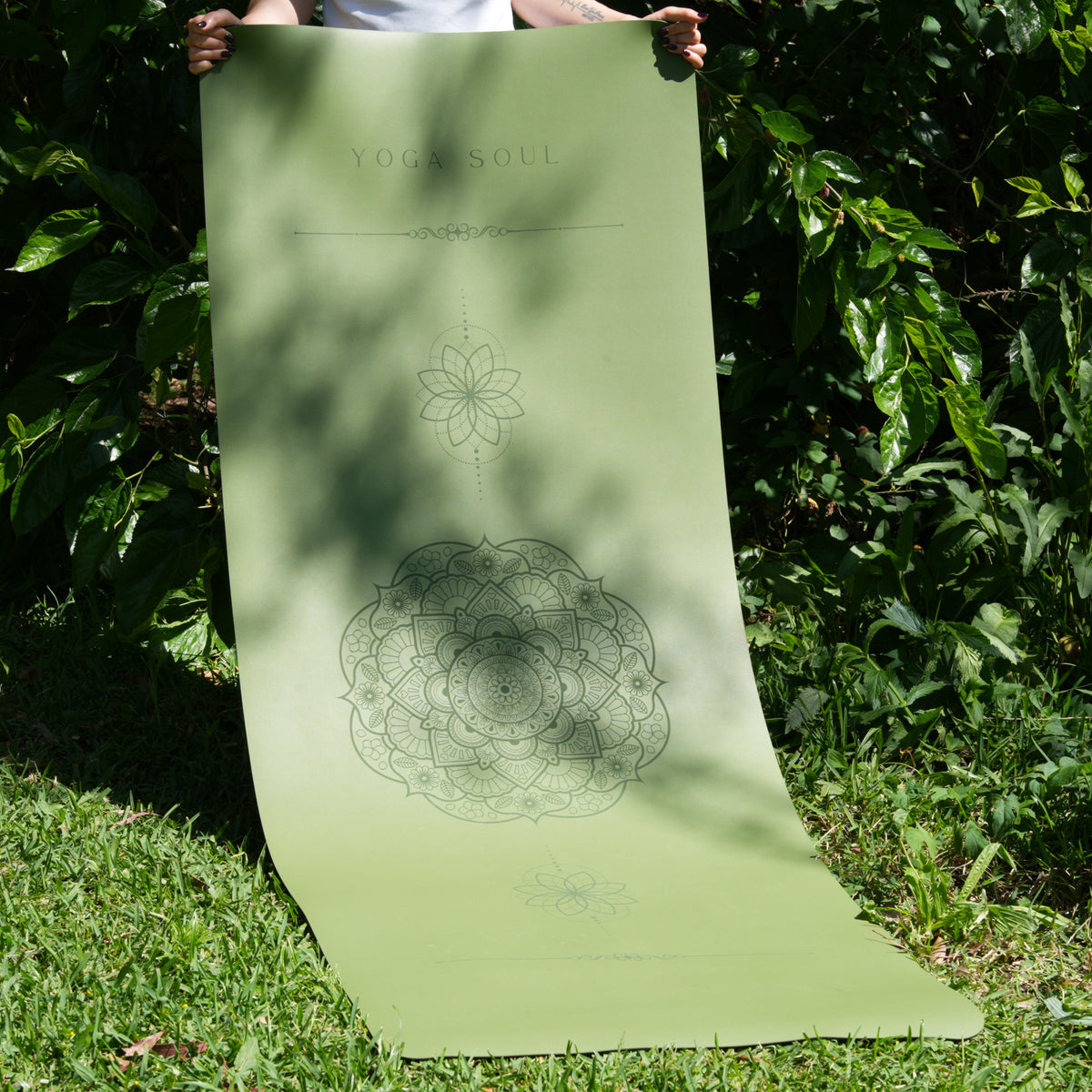 PowerPro Yoga Mat | Mandala Olive