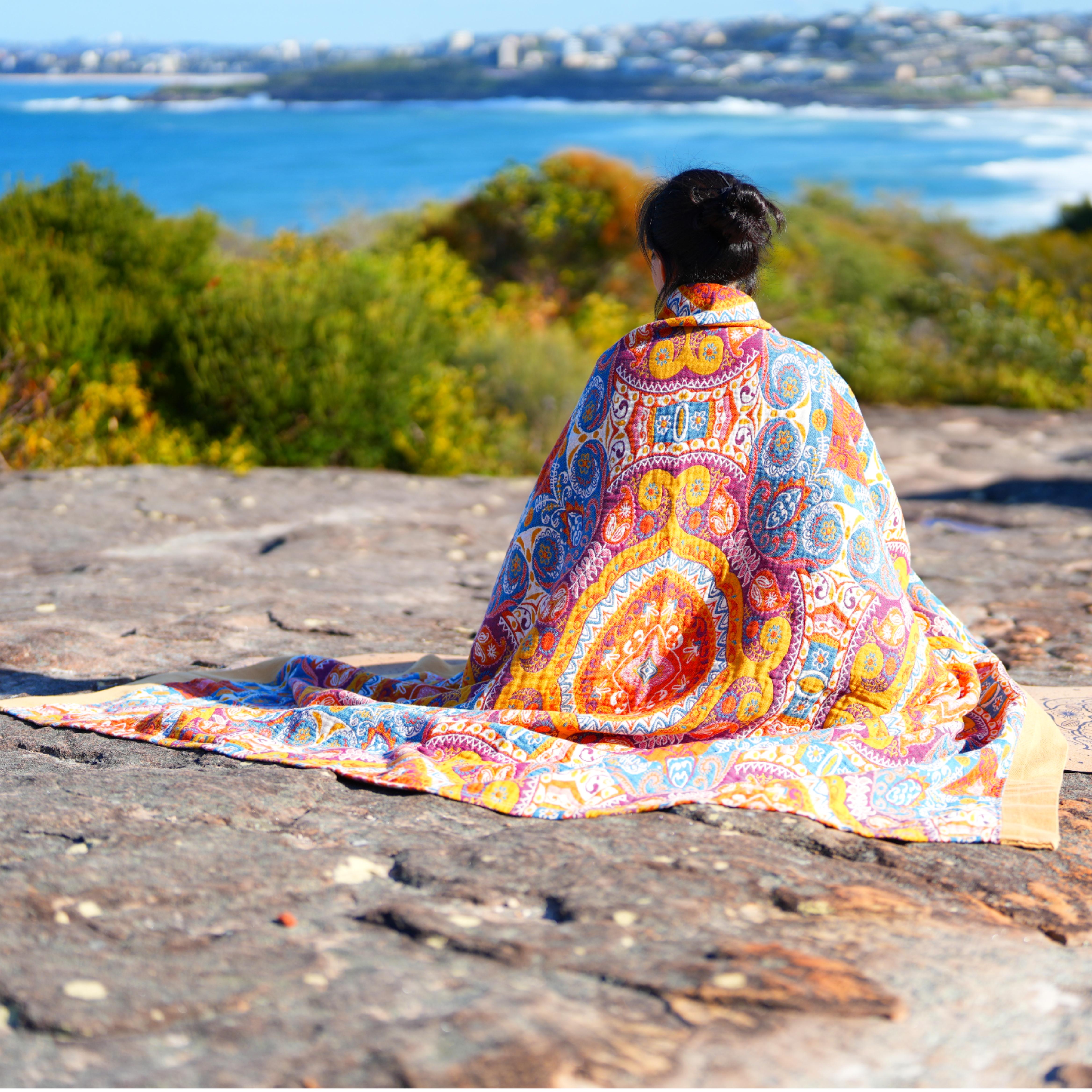 Yoga Blanket | Paisley