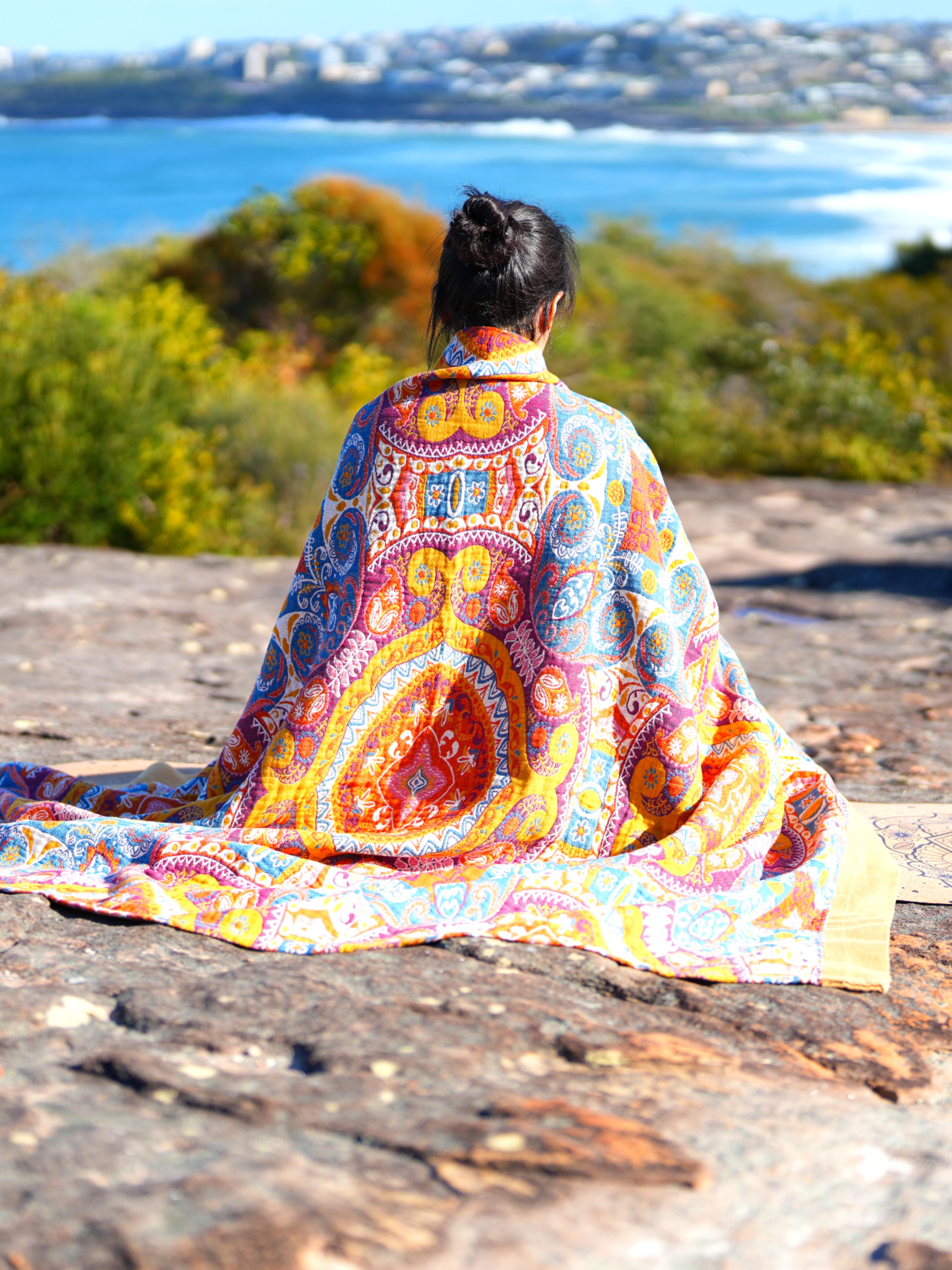 Yoga Blanket | Paisley