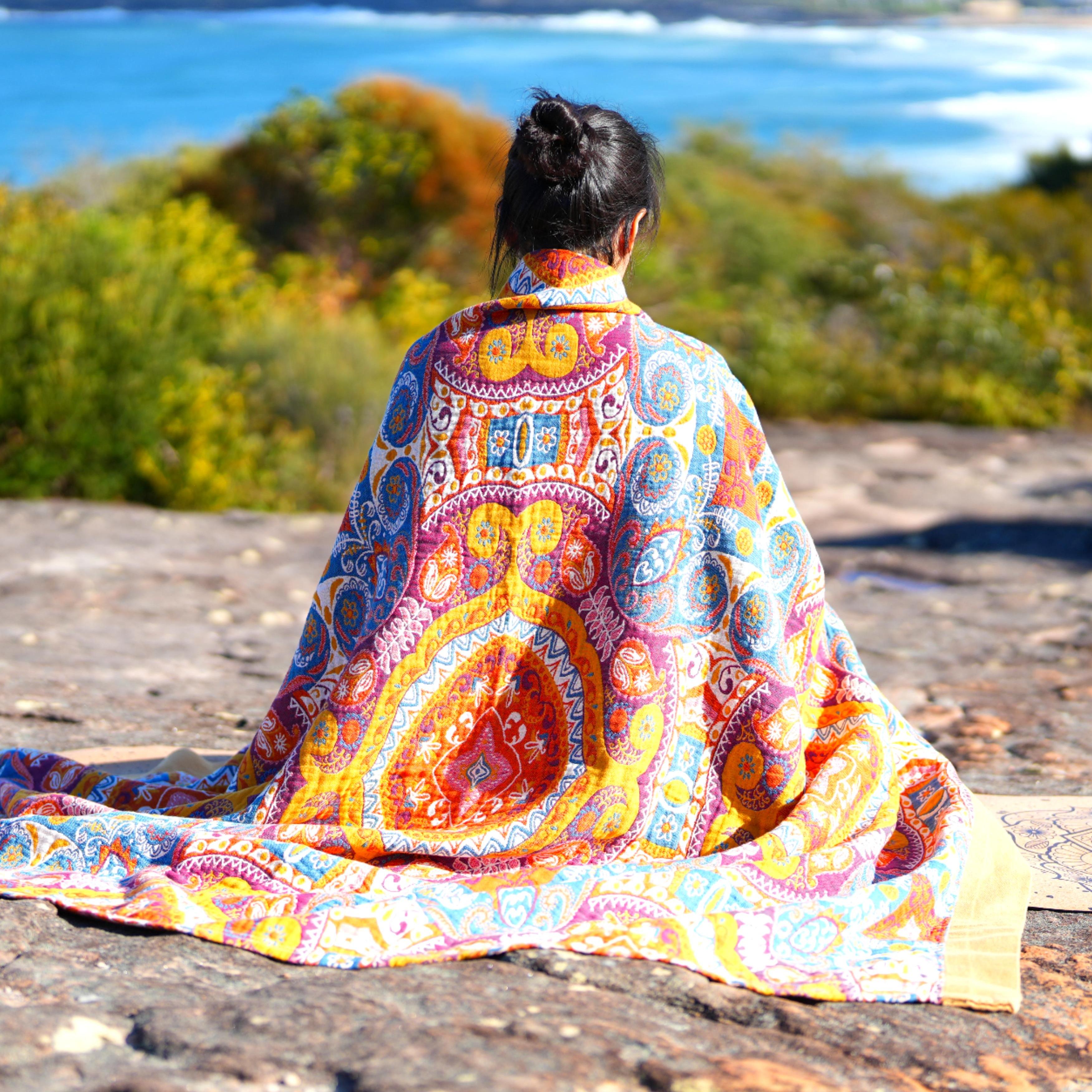 Yoga Blanket | Paisley
