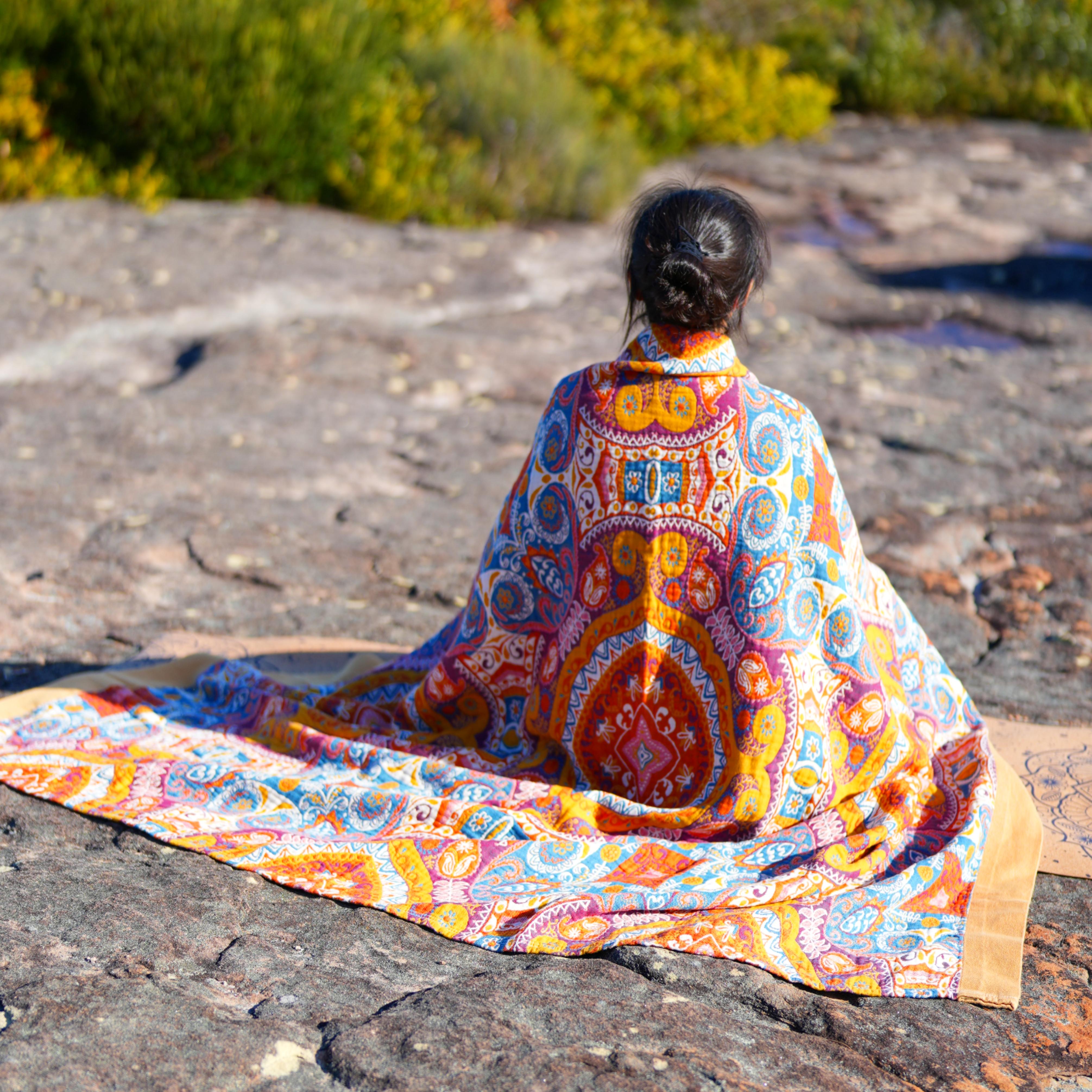 Yoga Blanket | Paisley