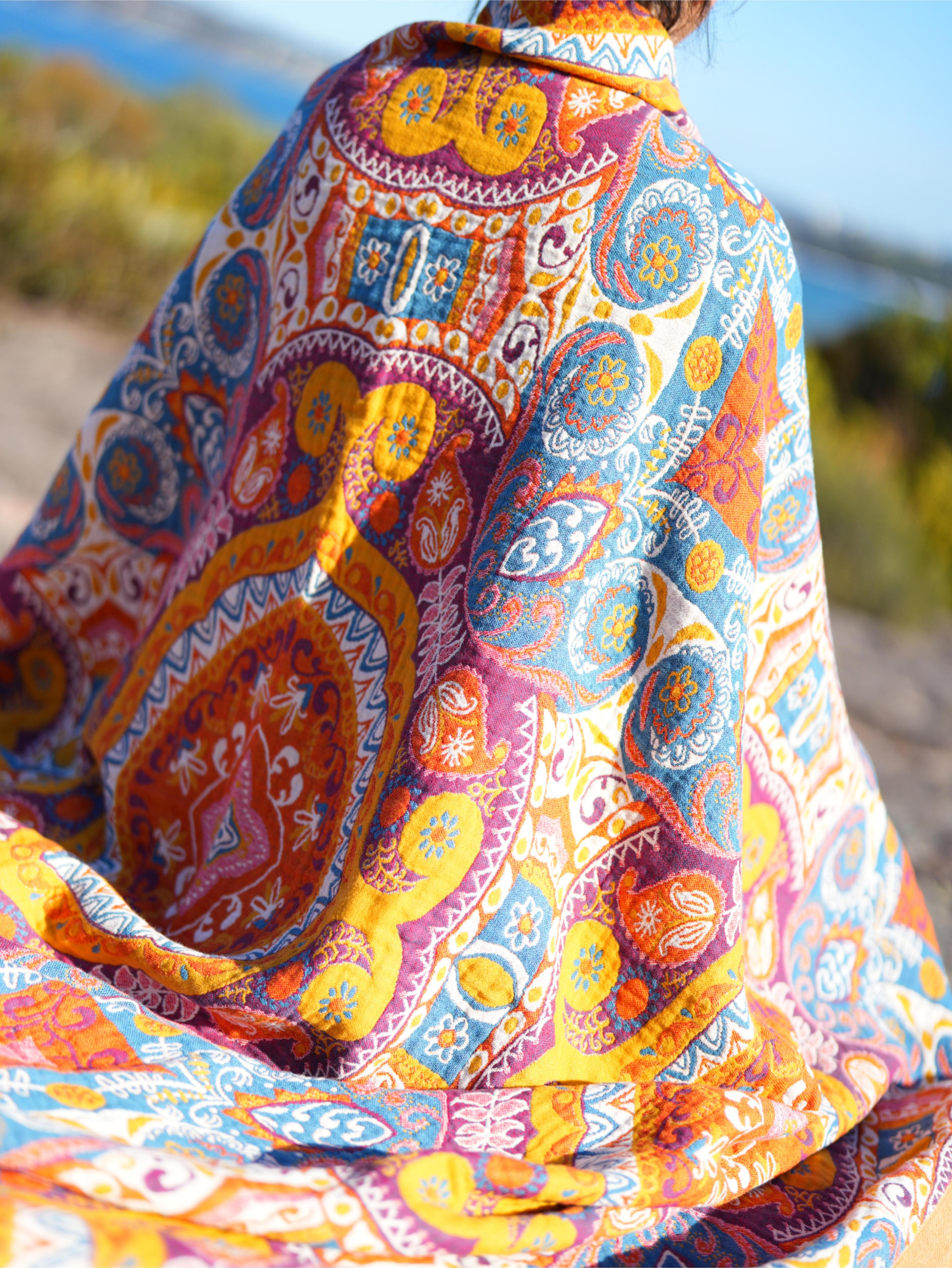 Yoga Blanket | Paisley