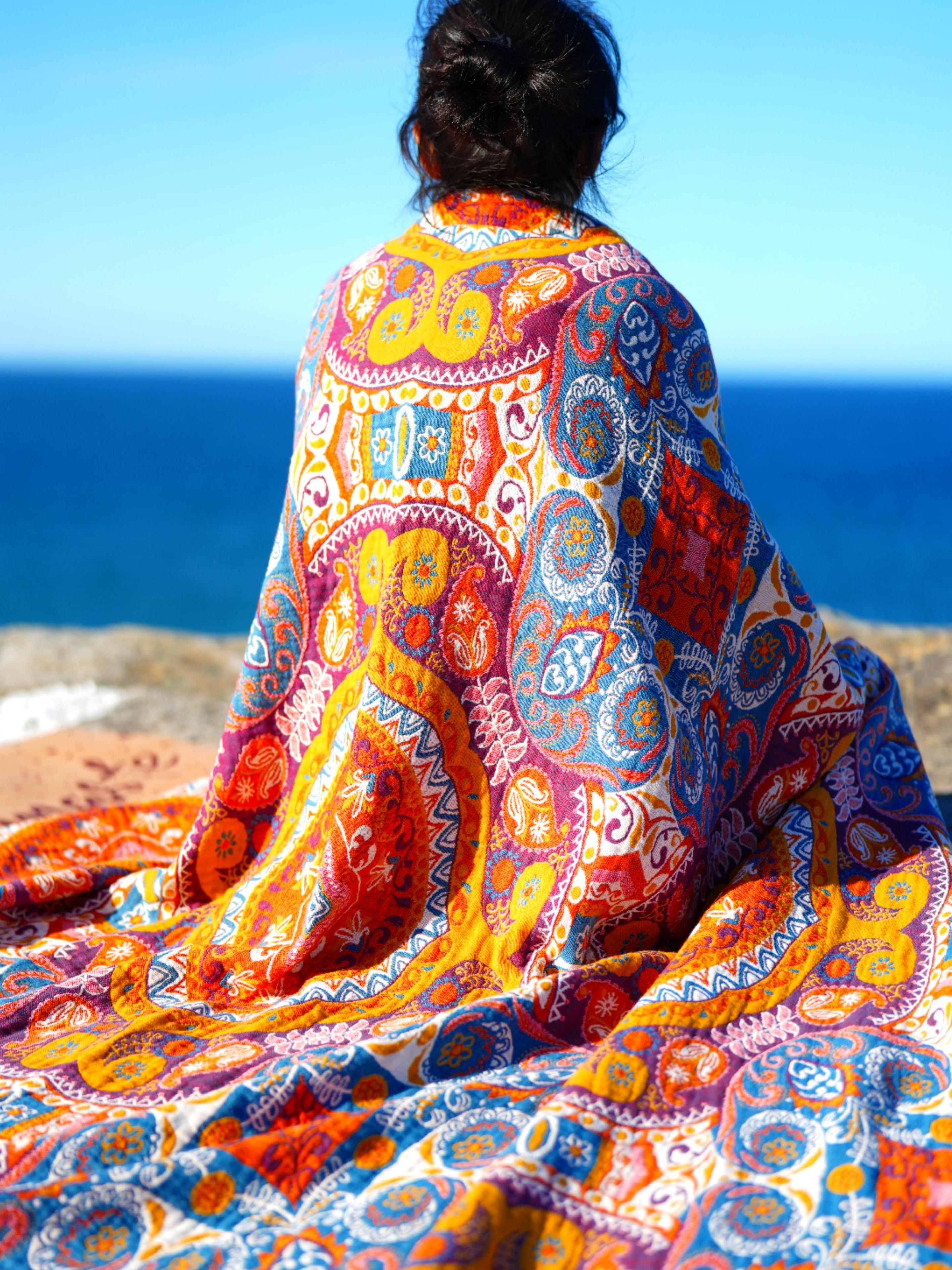 Yoga Blanket | Paisley