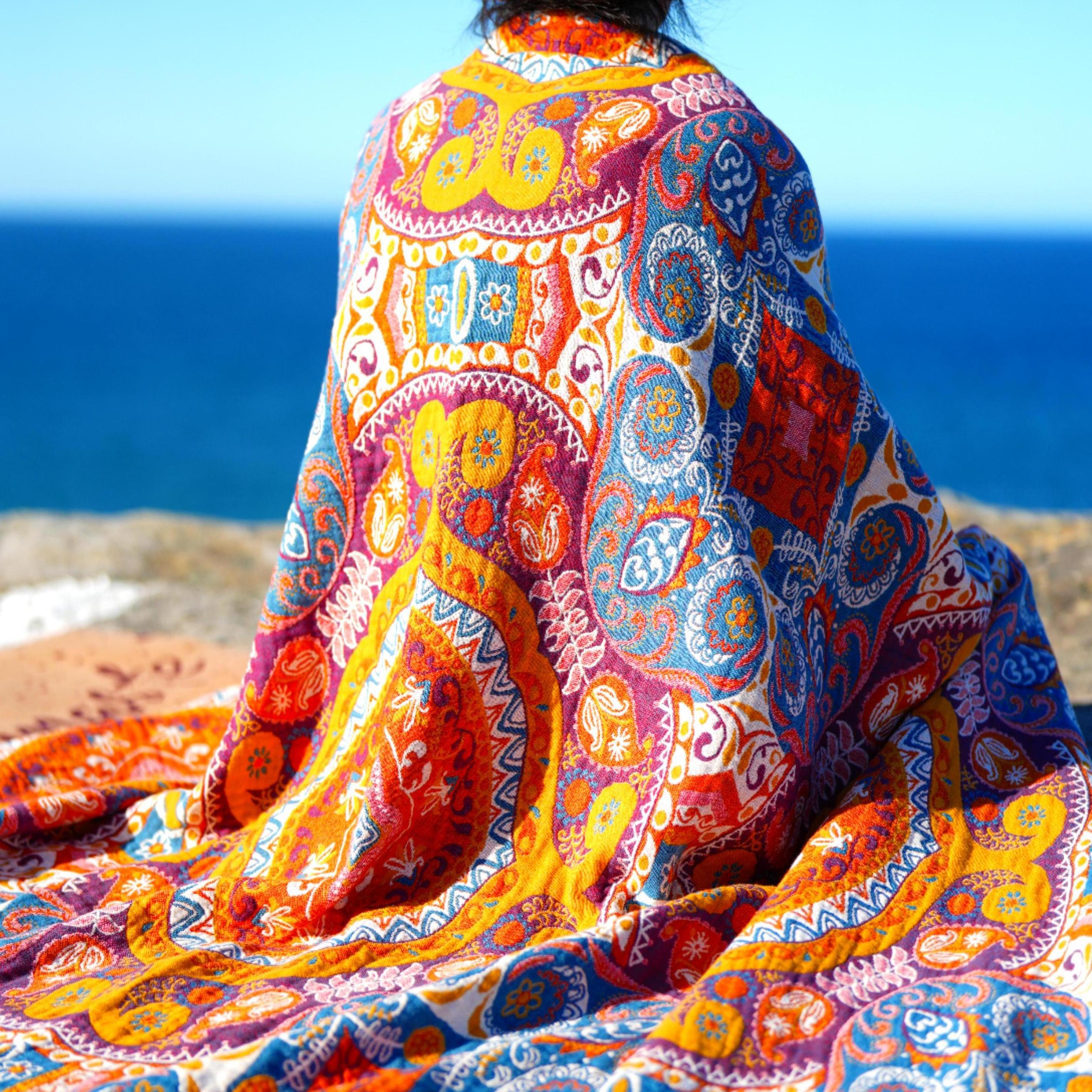 Yoga Blanket | Paisley