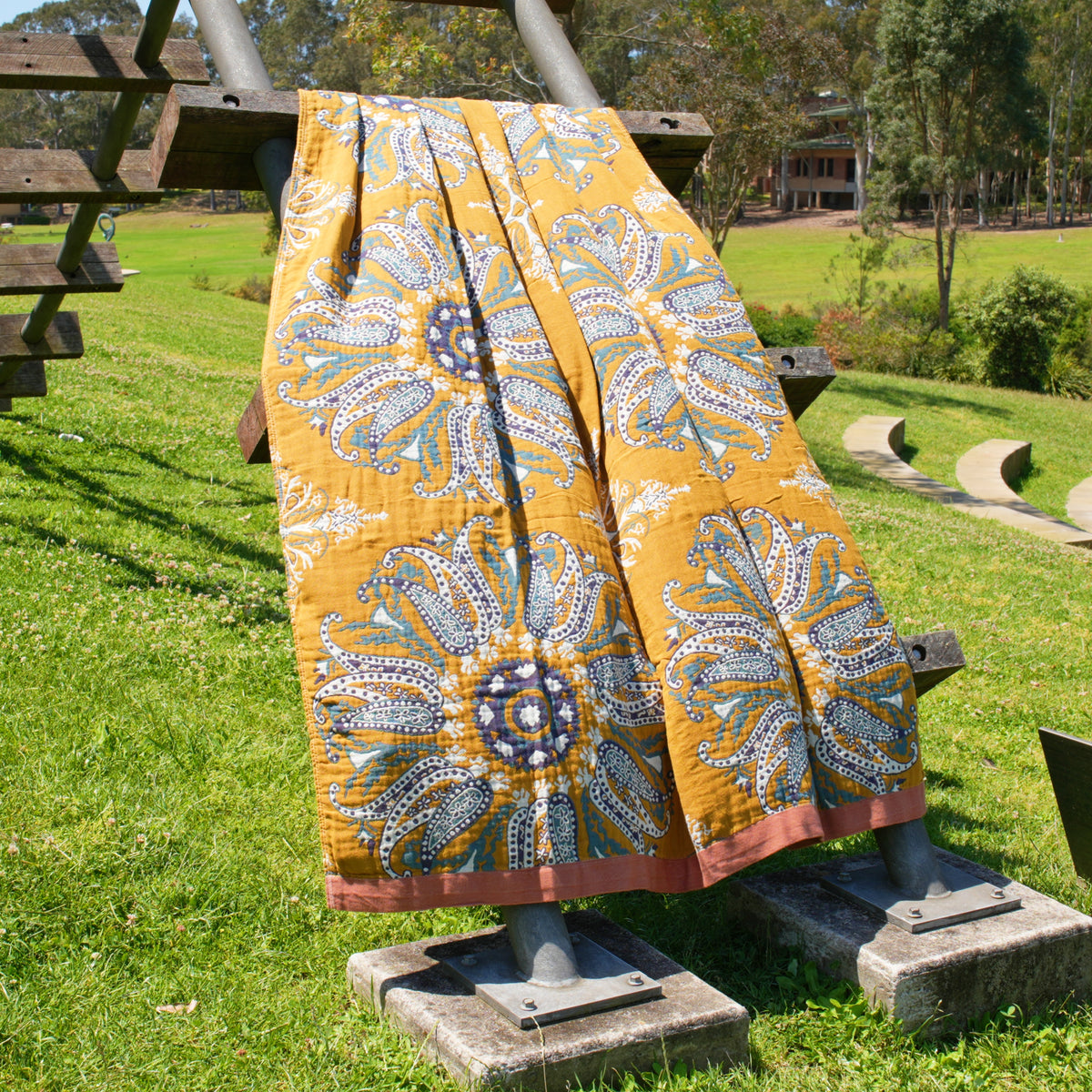 Yoga Blanket | Fire Golden