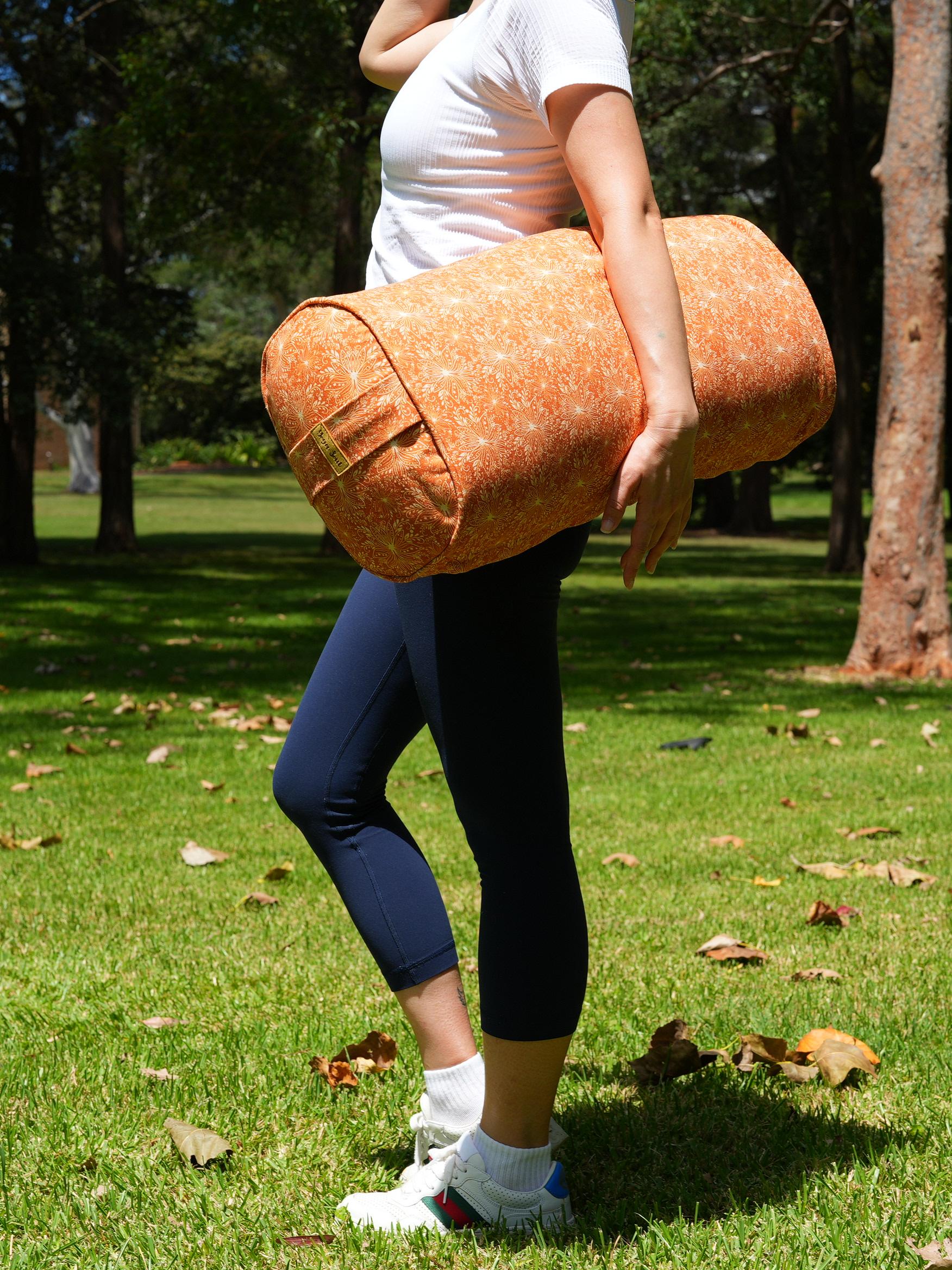Oval Yoga Bolster | Lotus | Earth