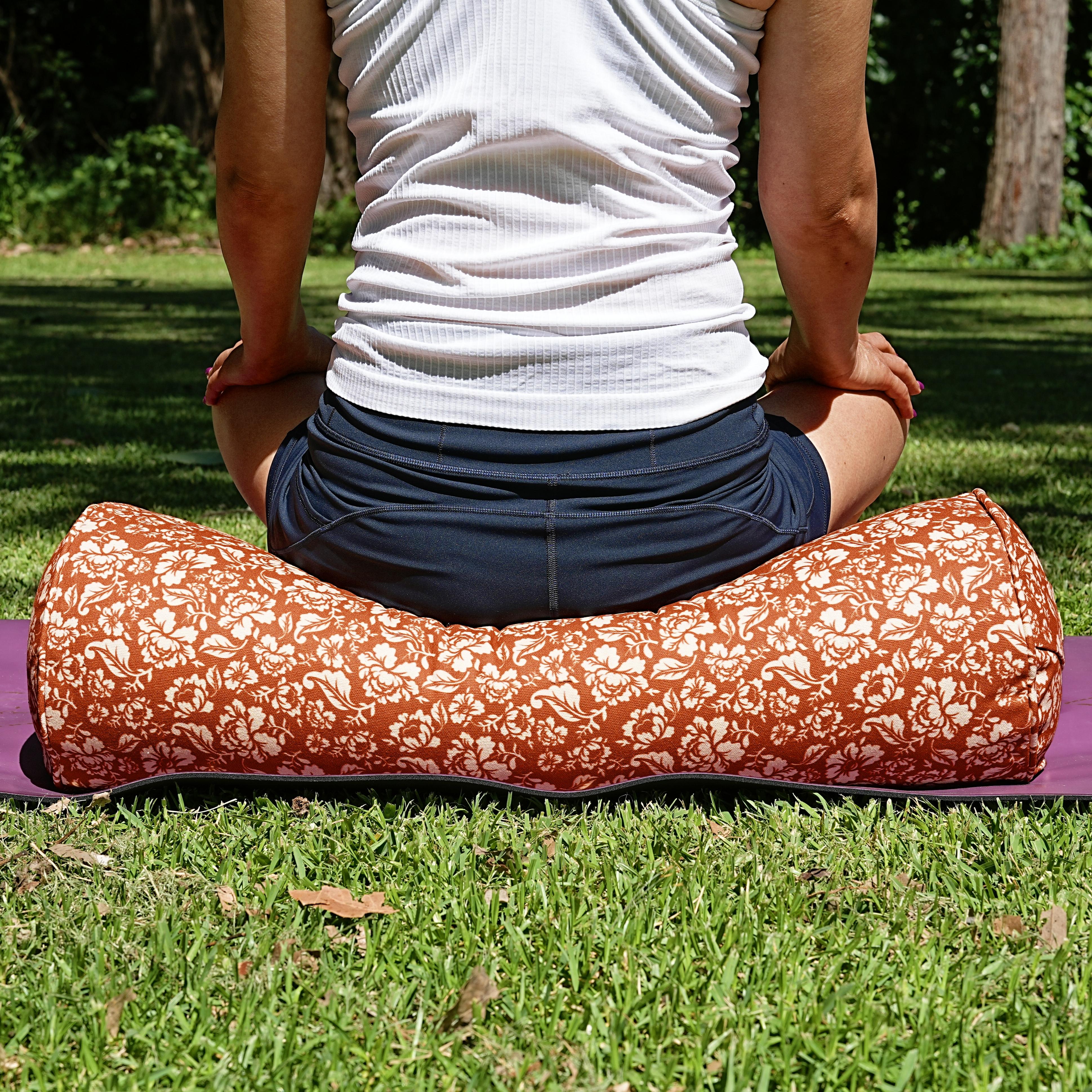 Round Yoga Bolster | Ananda Rose | Earth Harmony