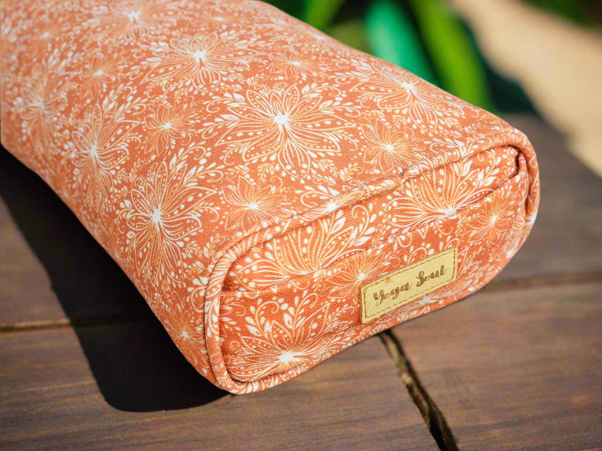 Pranayama Yoga Bolster | Lotus | Earth - Yoga Soul