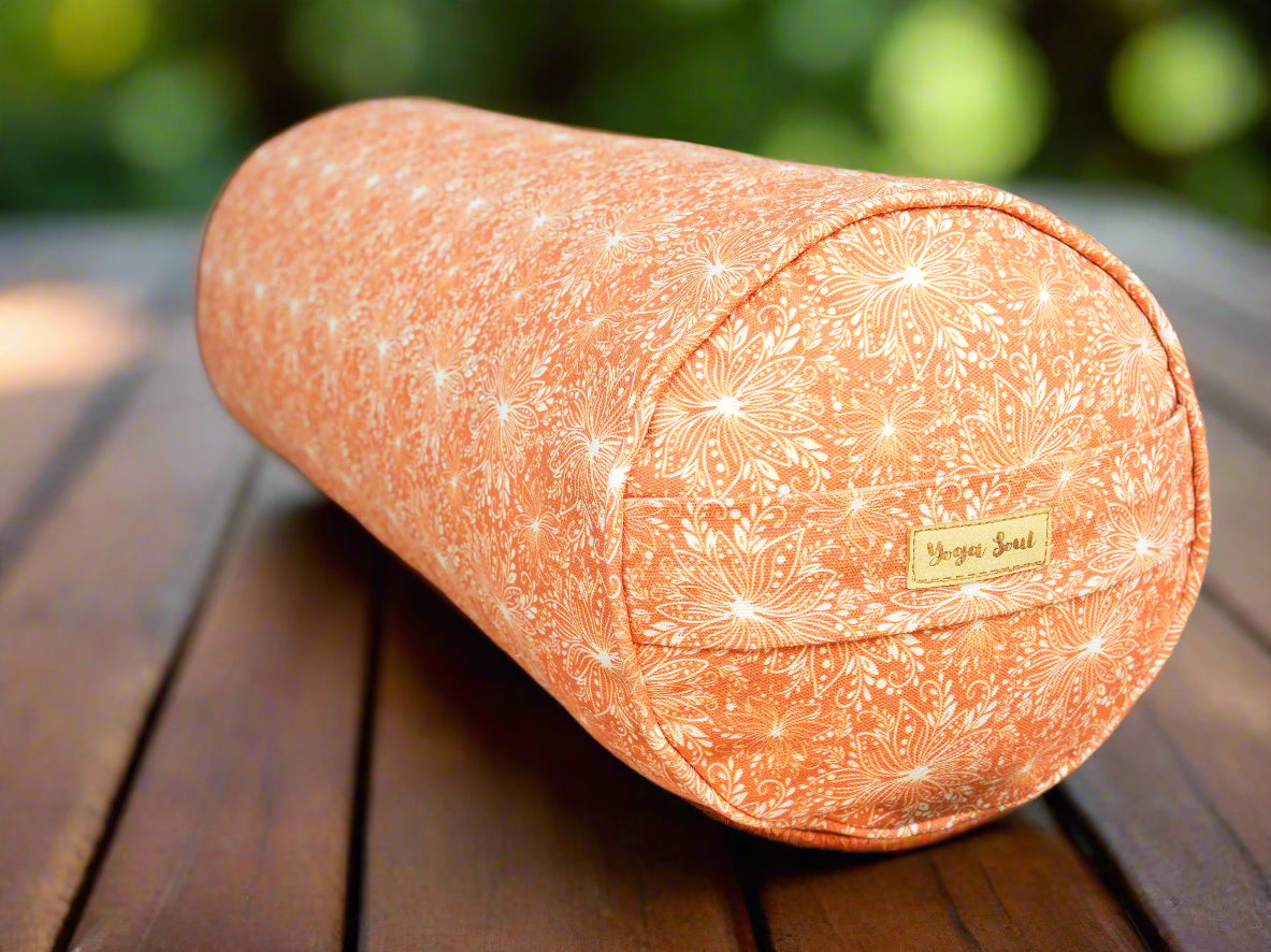 Round Yoga Bolster | Lotus | Earth - Yoga Soul