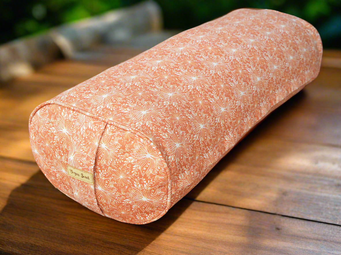 Oval Yoga Bolster | Lotus | Earth - Yoga Soul