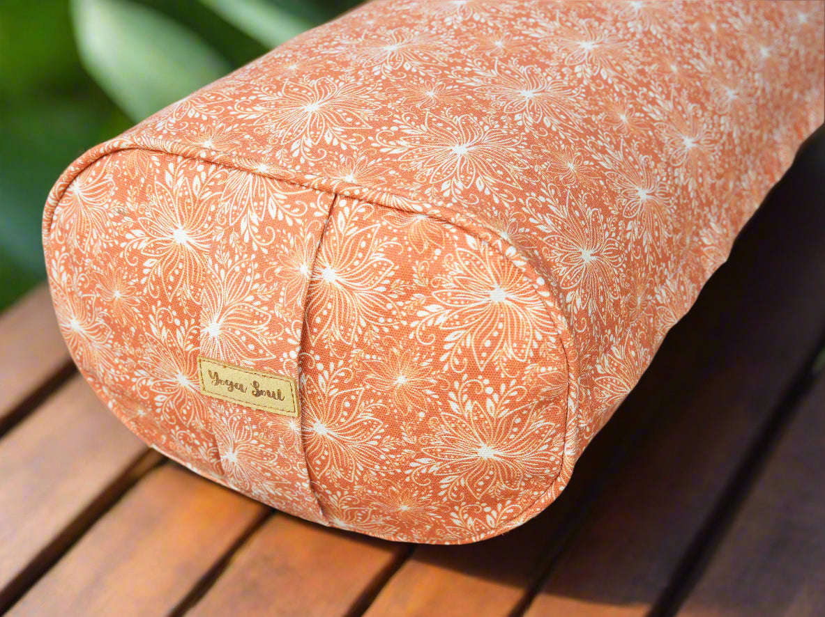 Oval Yoga Bolster | Lotus | Earth - Yoga Soul