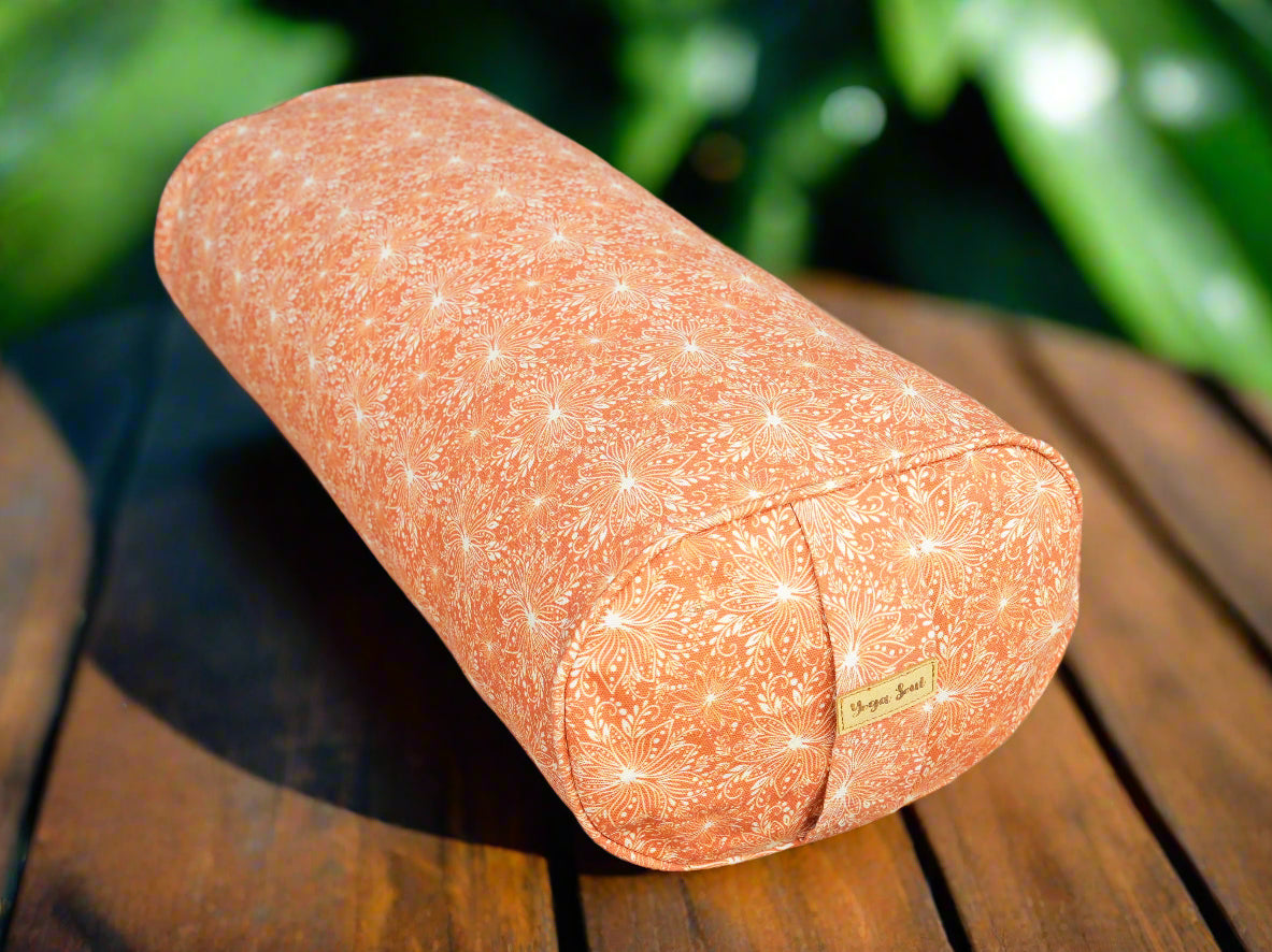 Oval Yoga Bolster | Lotus | Earth - Yoga Soul