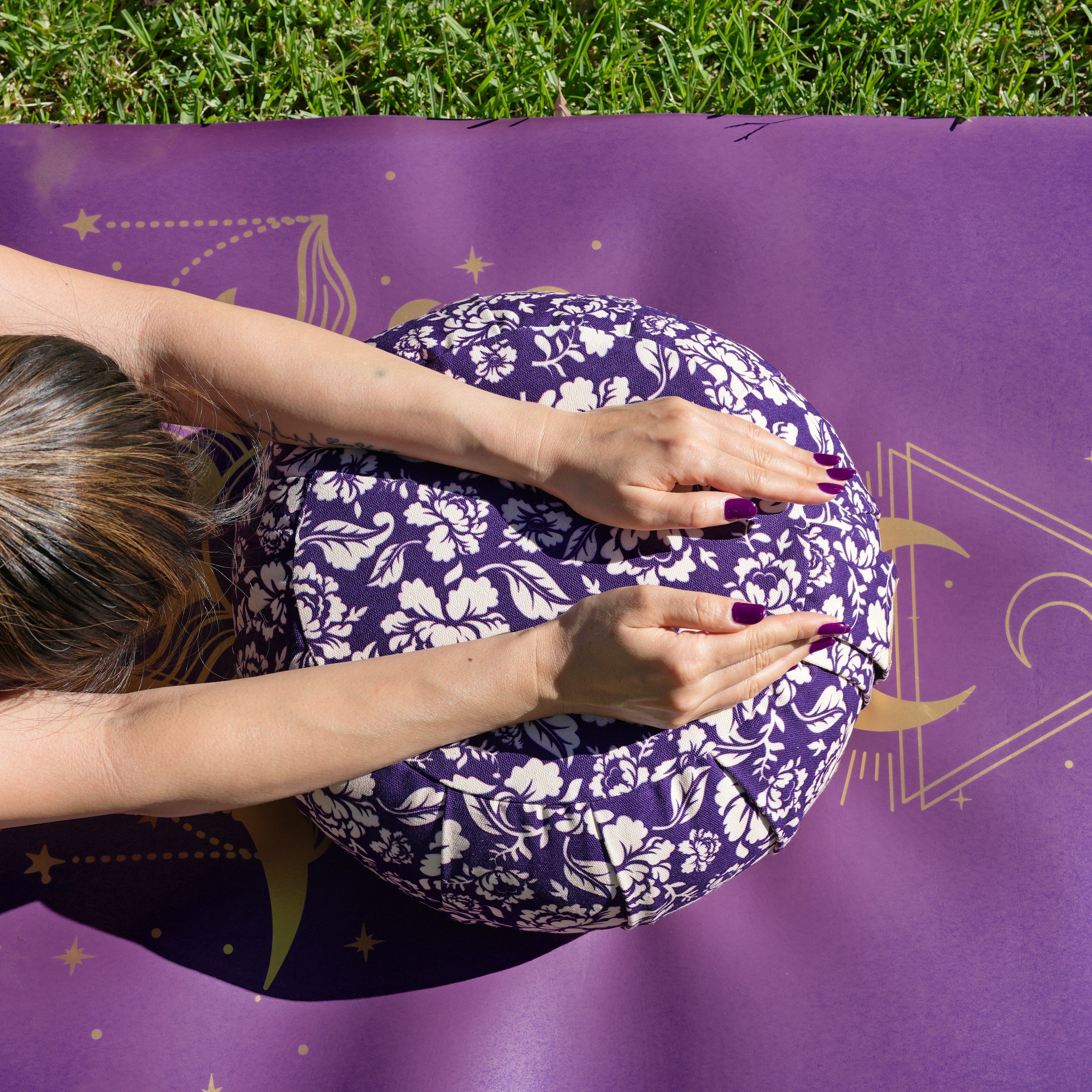 ZAFU Meditation Cushion | Rose | Purple