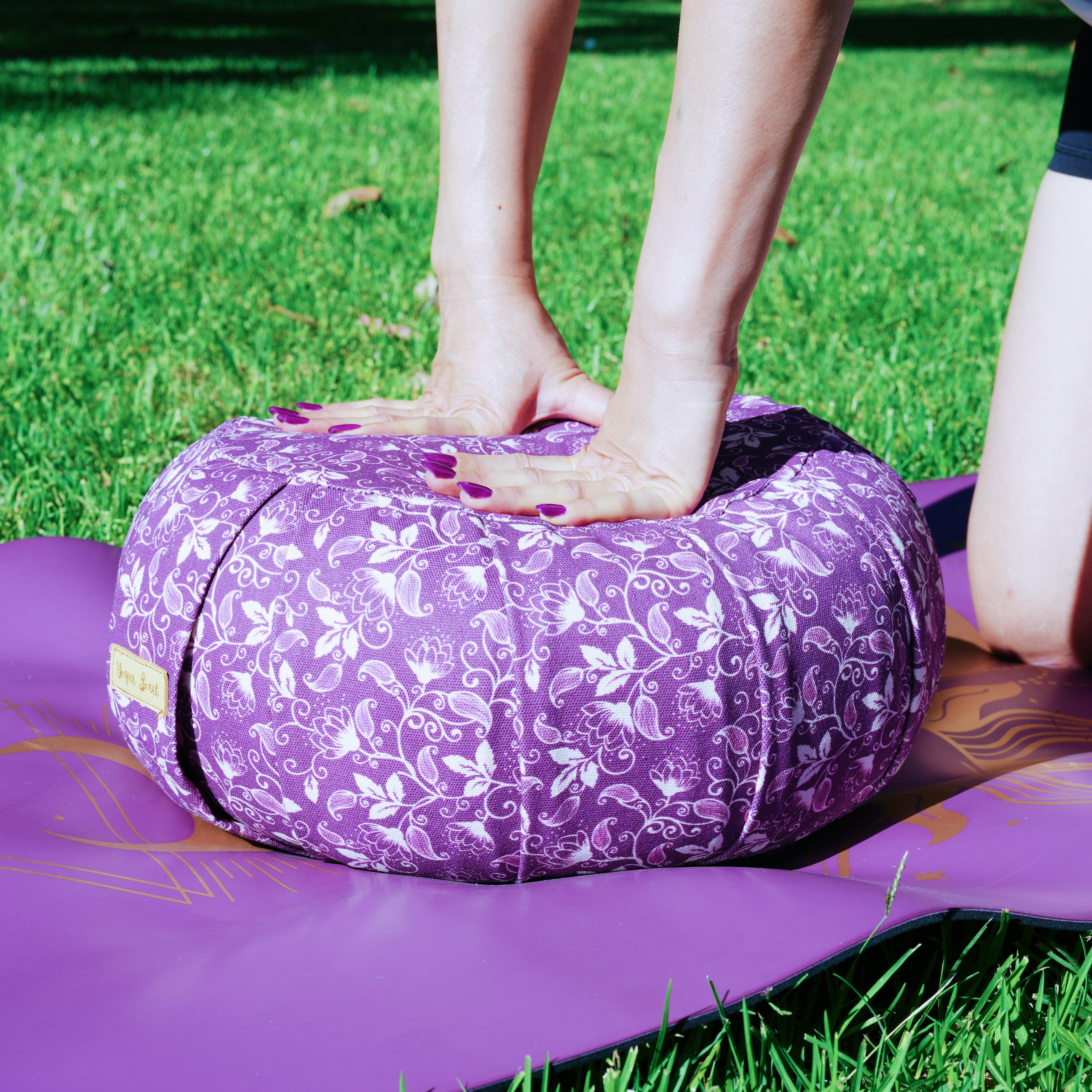 ZAFU Meditation Cushion | Sacred Lotus | Purple